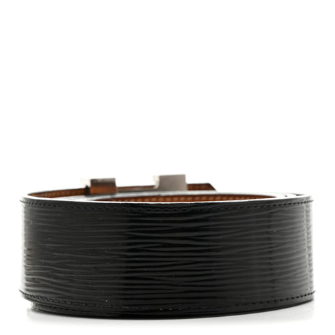 Epi Electric 40mm LV Initiales Belt 90 36 Black