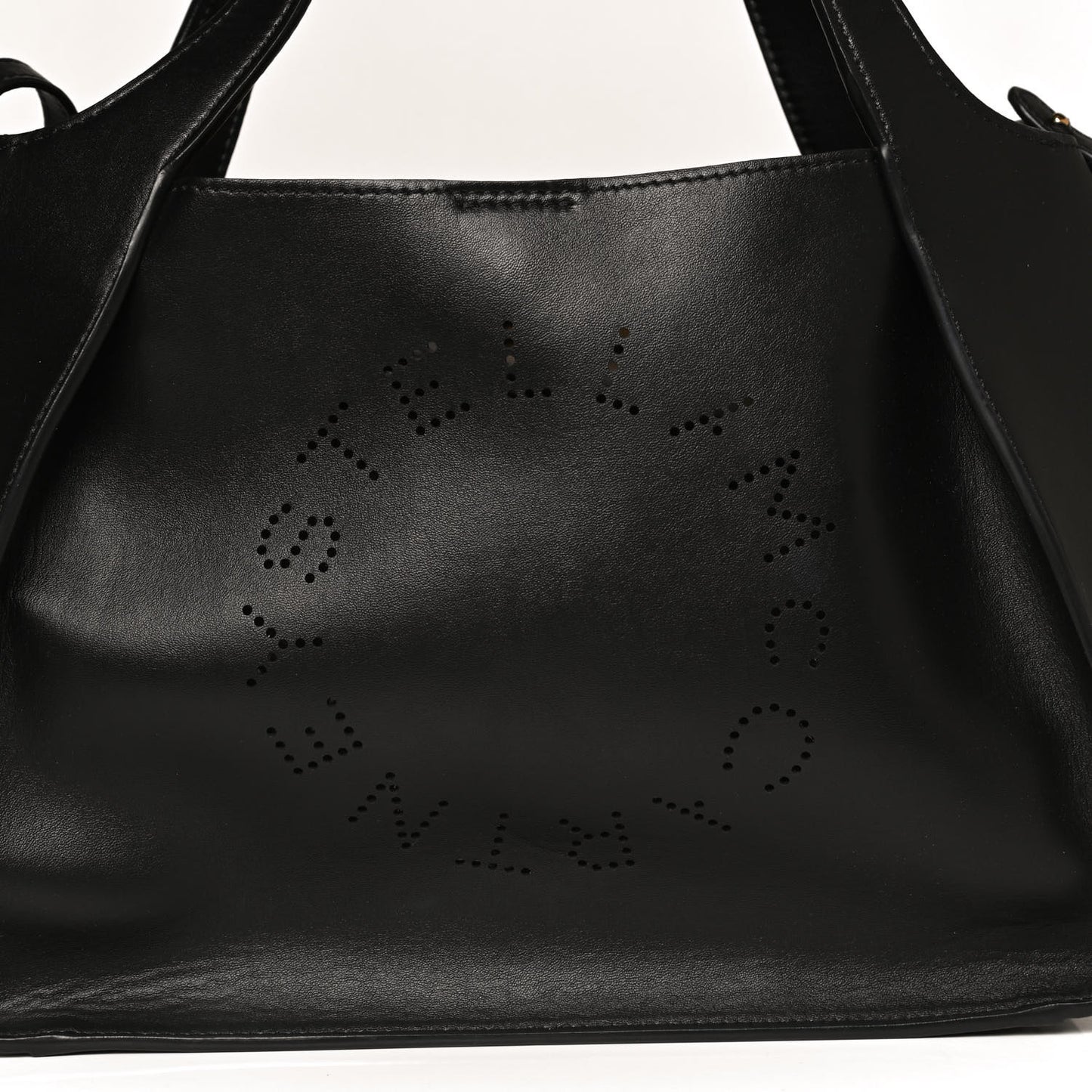Eco Alter Nappa East West Perforated Tote Black
