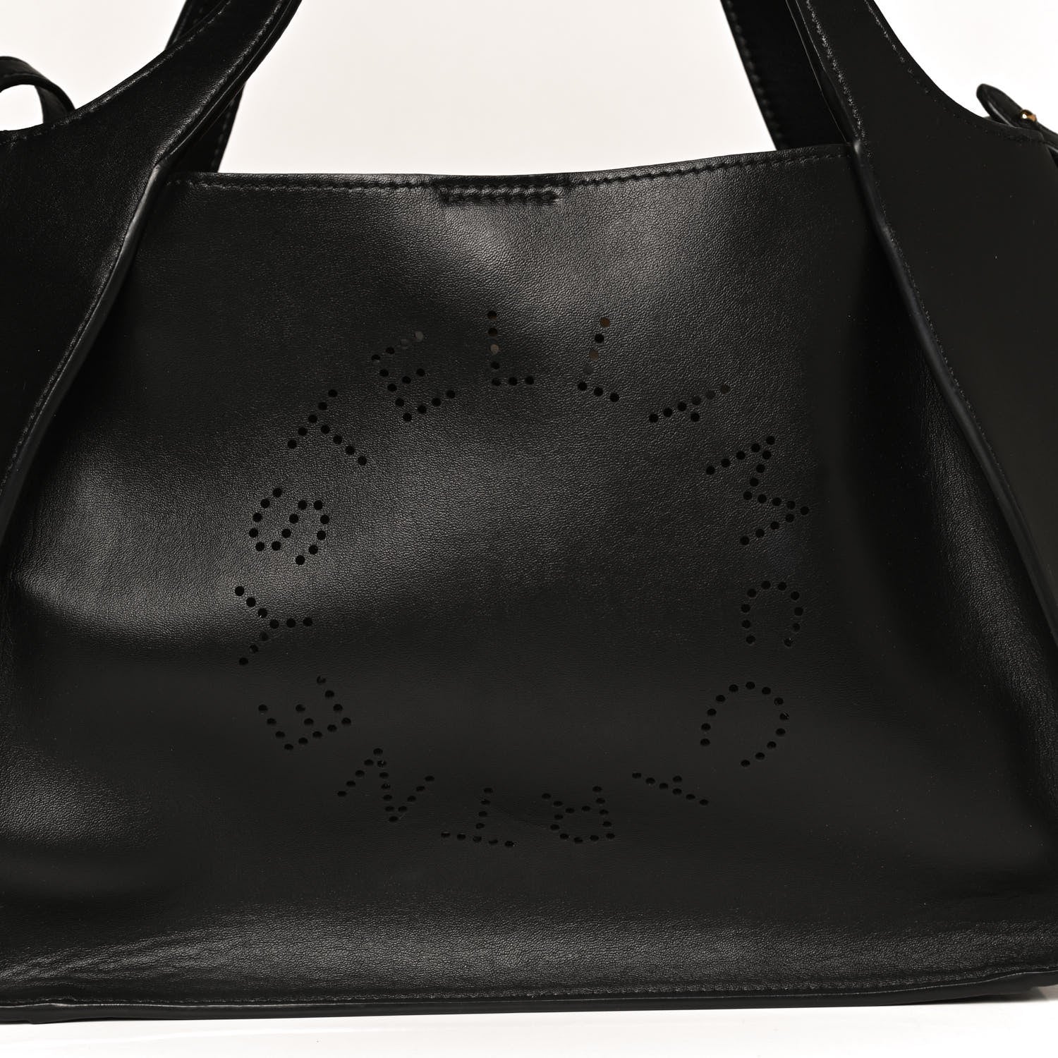 Stella McCartney Eco Alter Nappa East West Perforated Tote Black 8 of 11