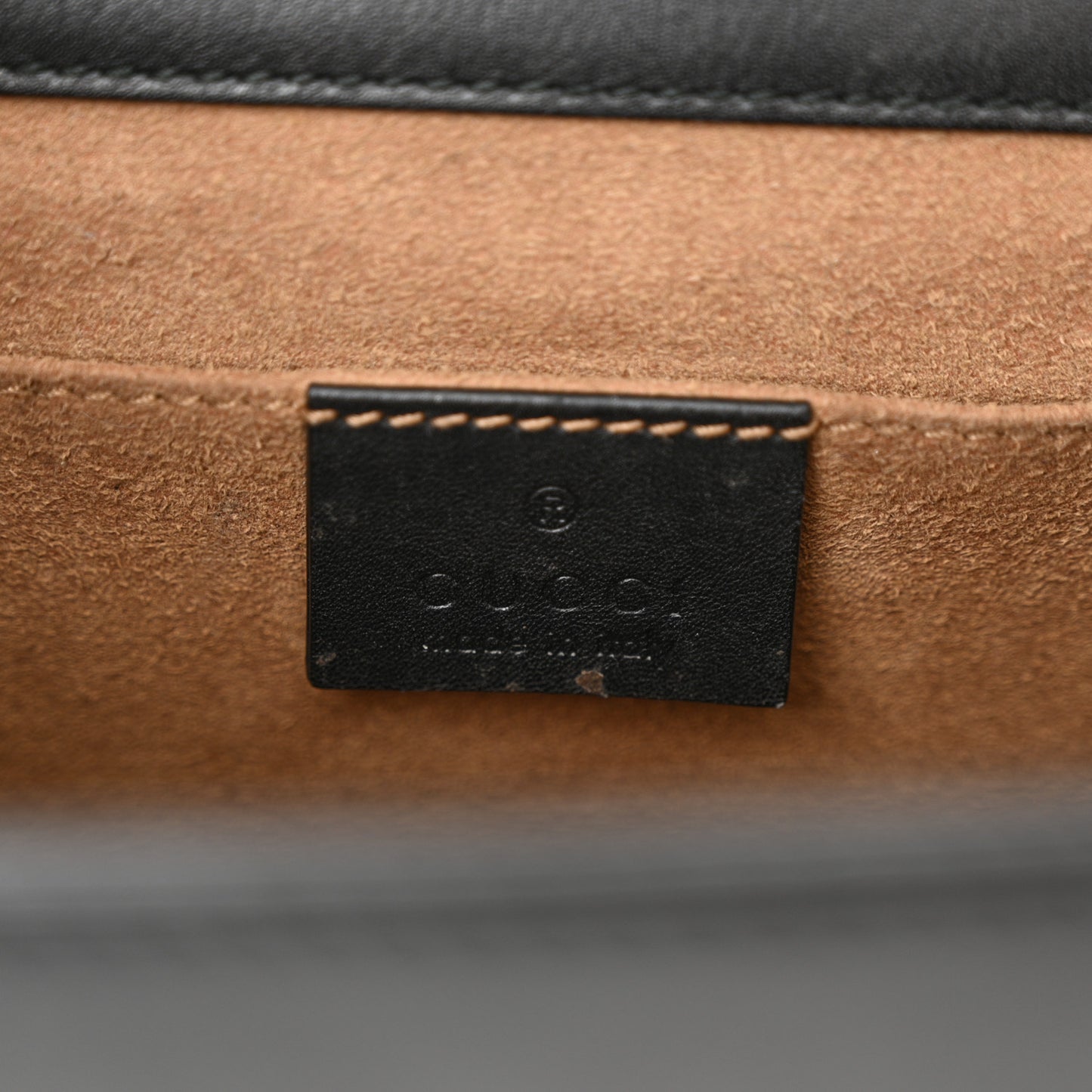 Calfskin Small Padlock Shoulder Bag Black