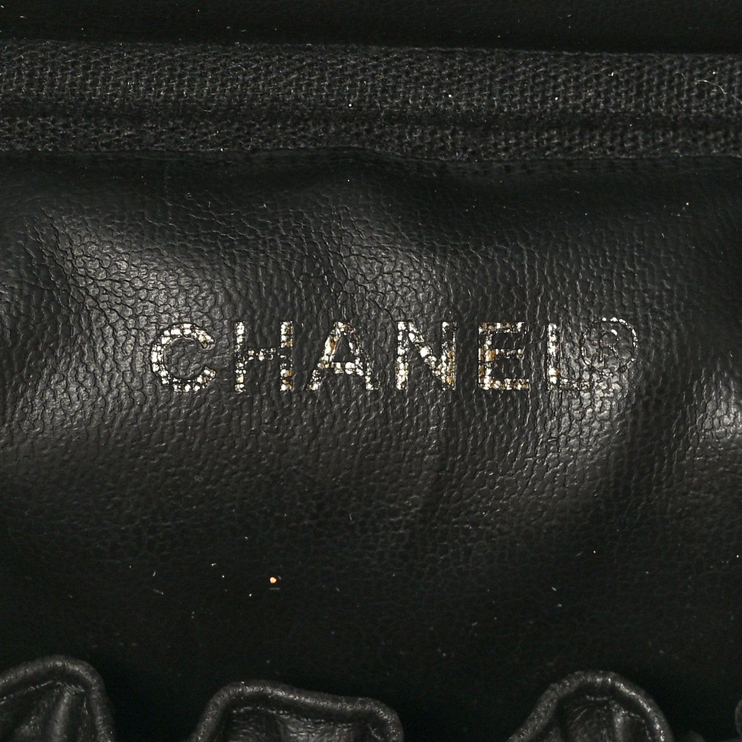 Chanel Caviar Vanity Cosmetic Case Black 5 of 9