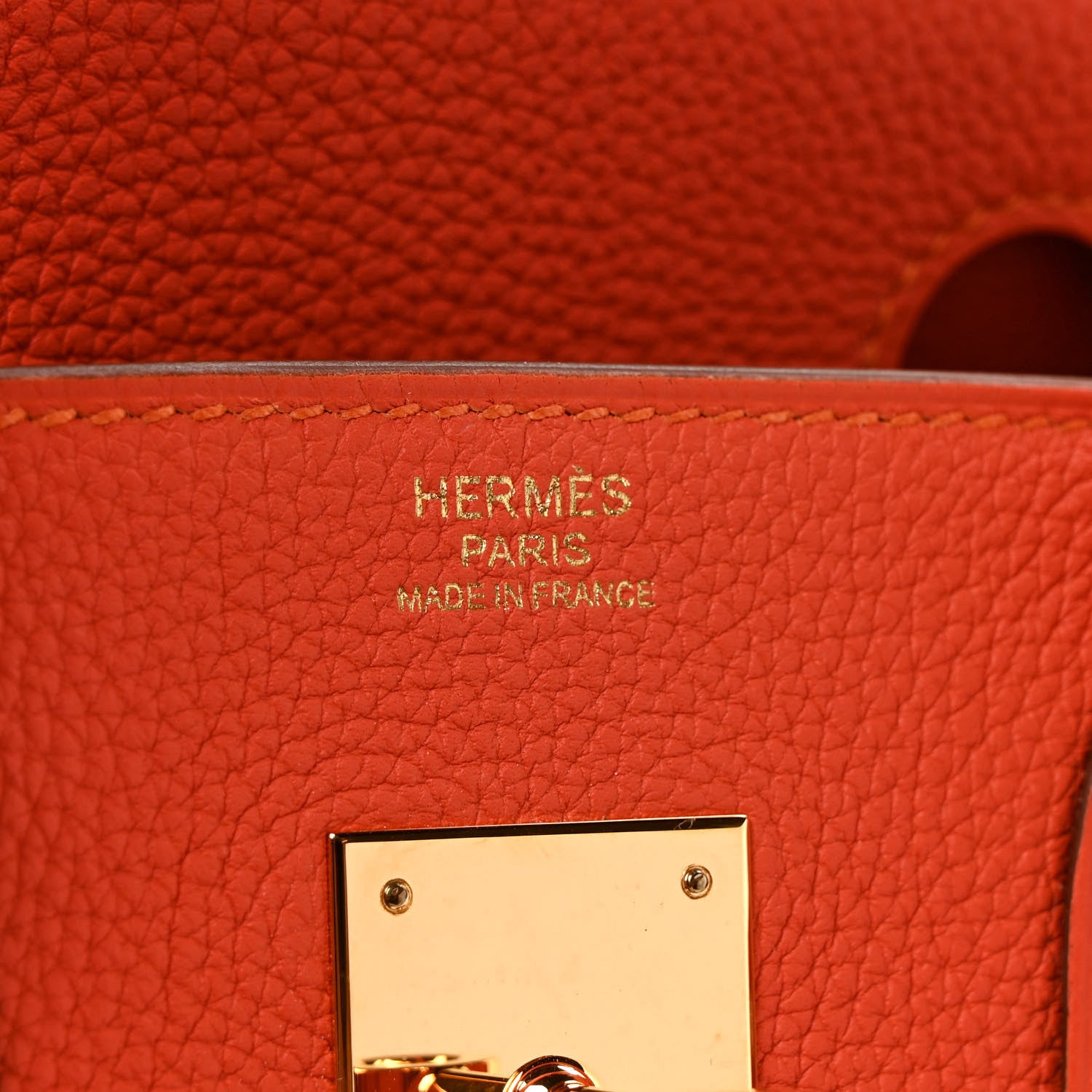 Hermes Togo Birkin 30 Feu 6 of 8