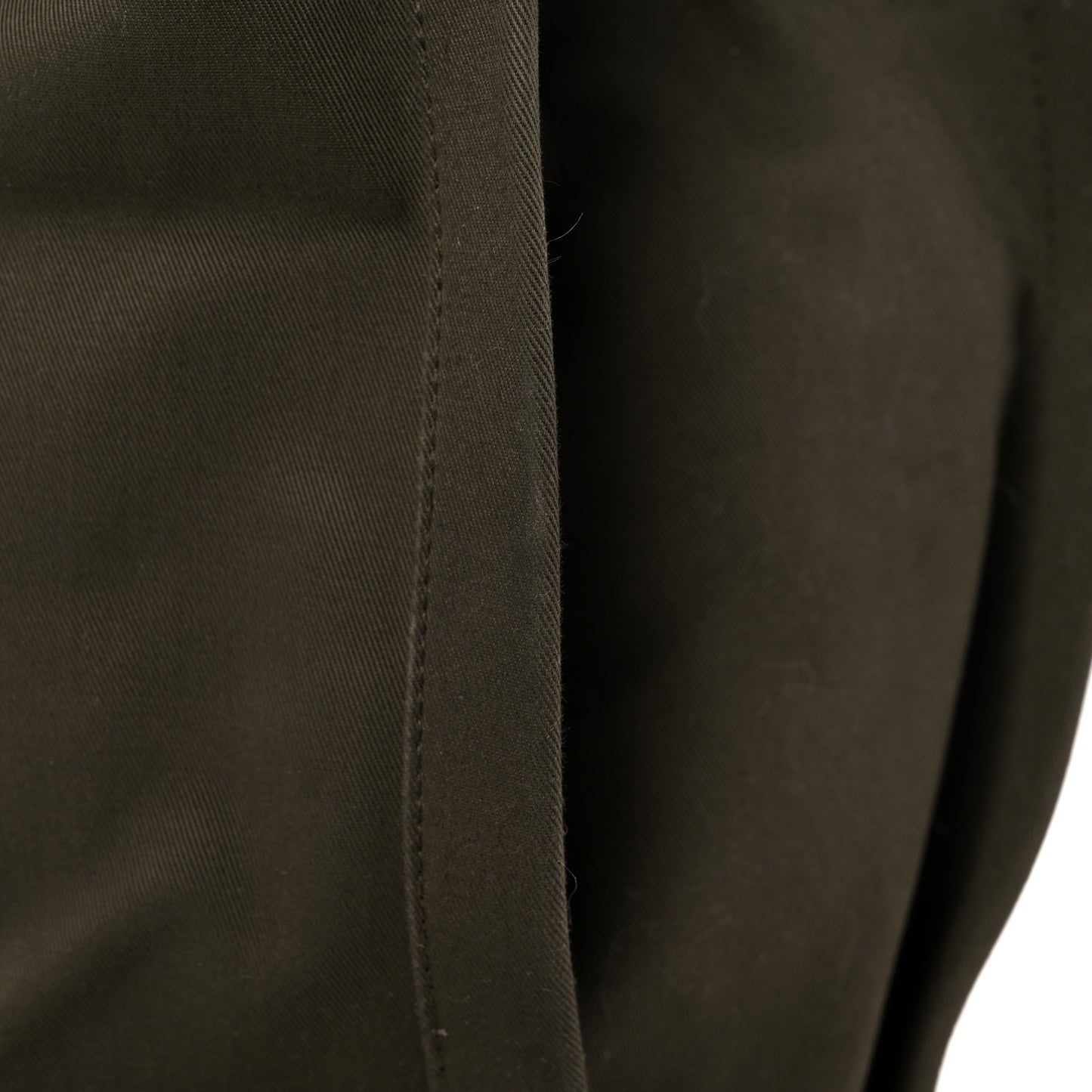Linen Calfskin Rive Gauche Tote Khaki