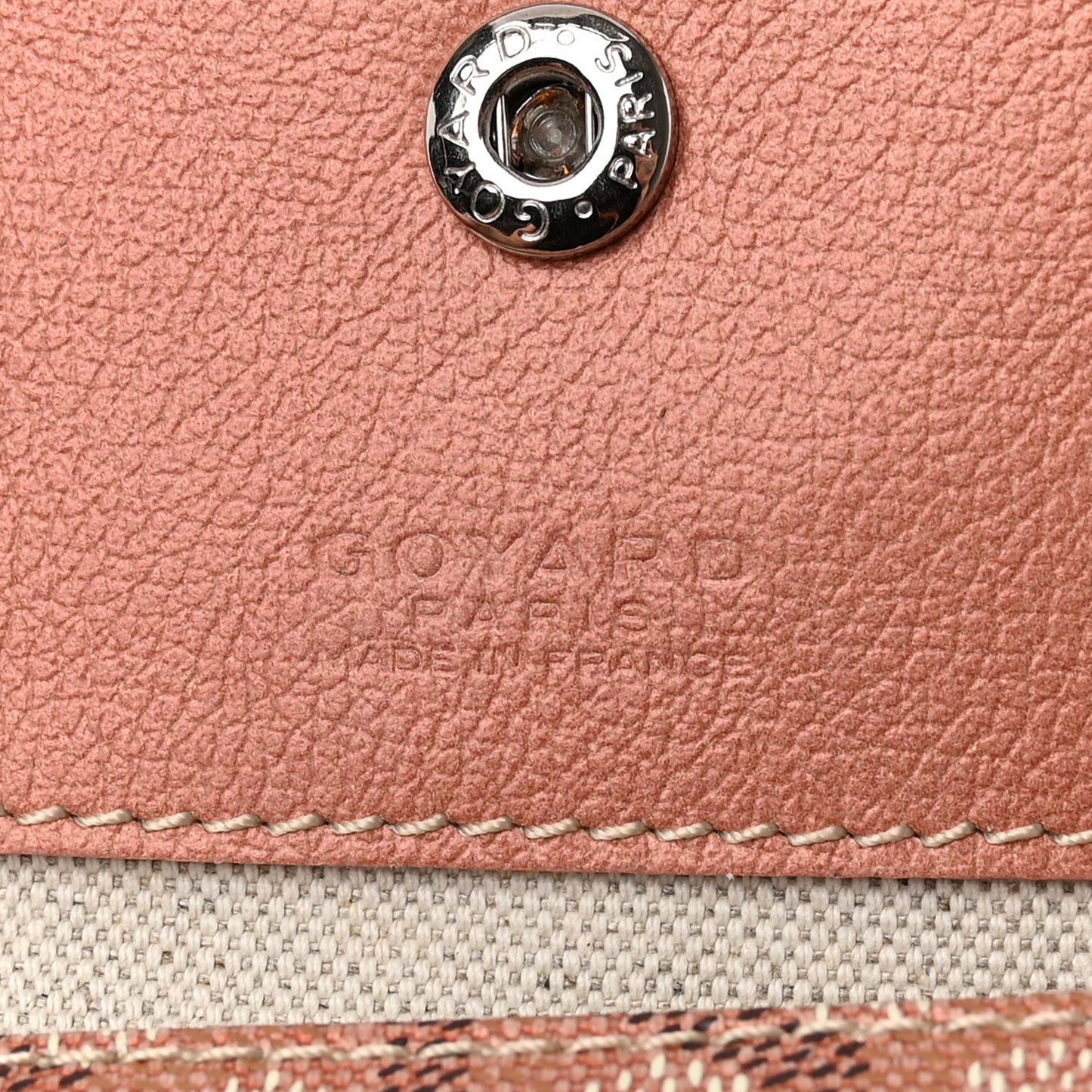 Iridescent Goyardine Saint Louis GM Pearly Coral