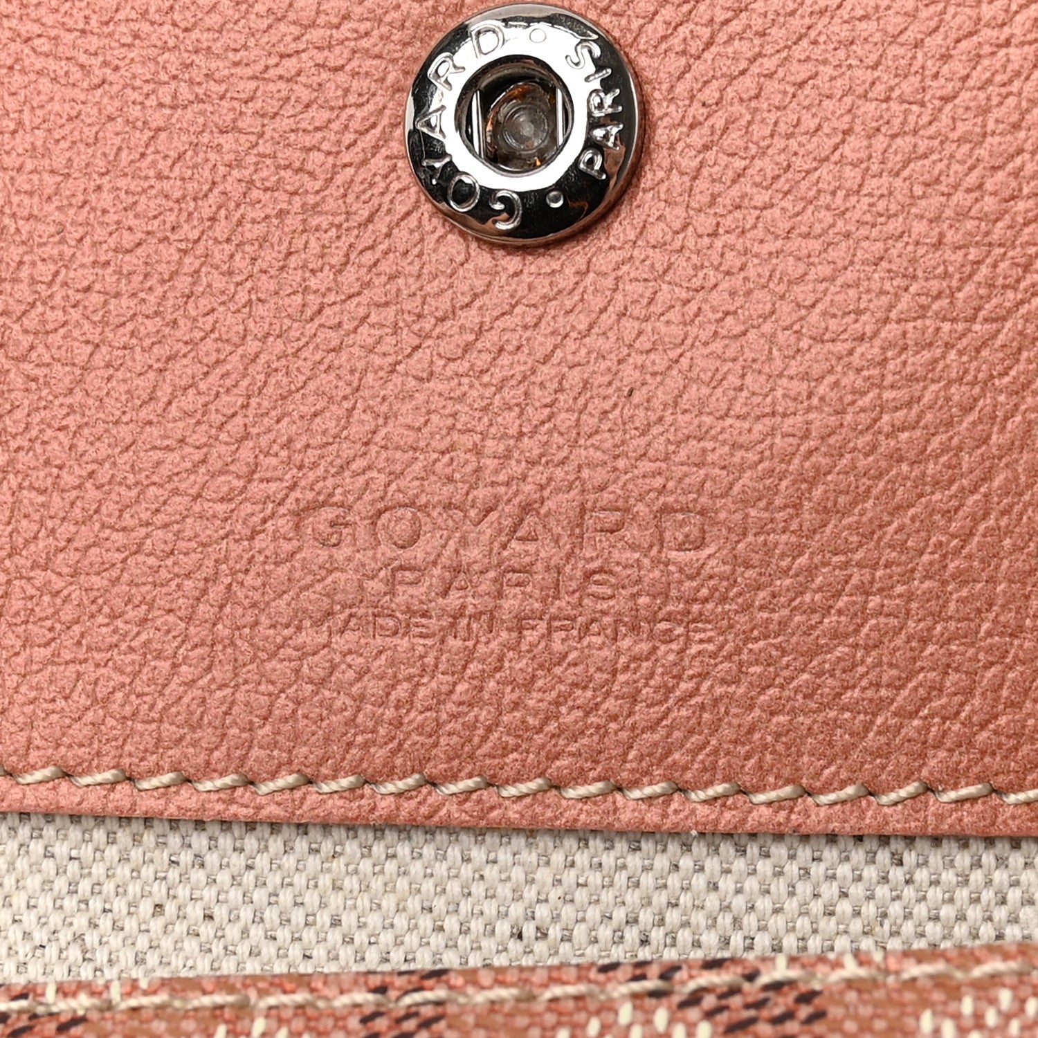 Goyard Iridescent Goyardine Saint Louis GM Pearly Coral 7 of 11
