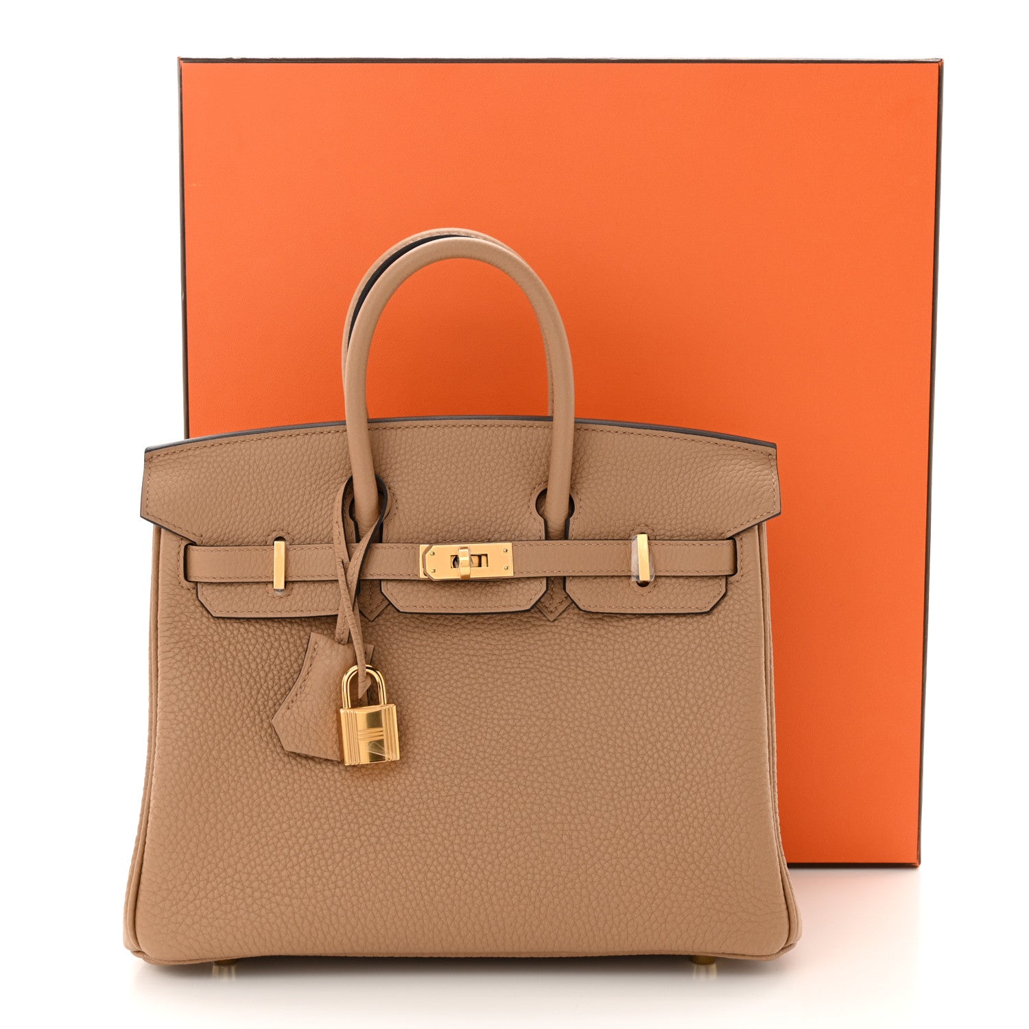 Hermes Togo Birkin 25 Chai 11 of 11