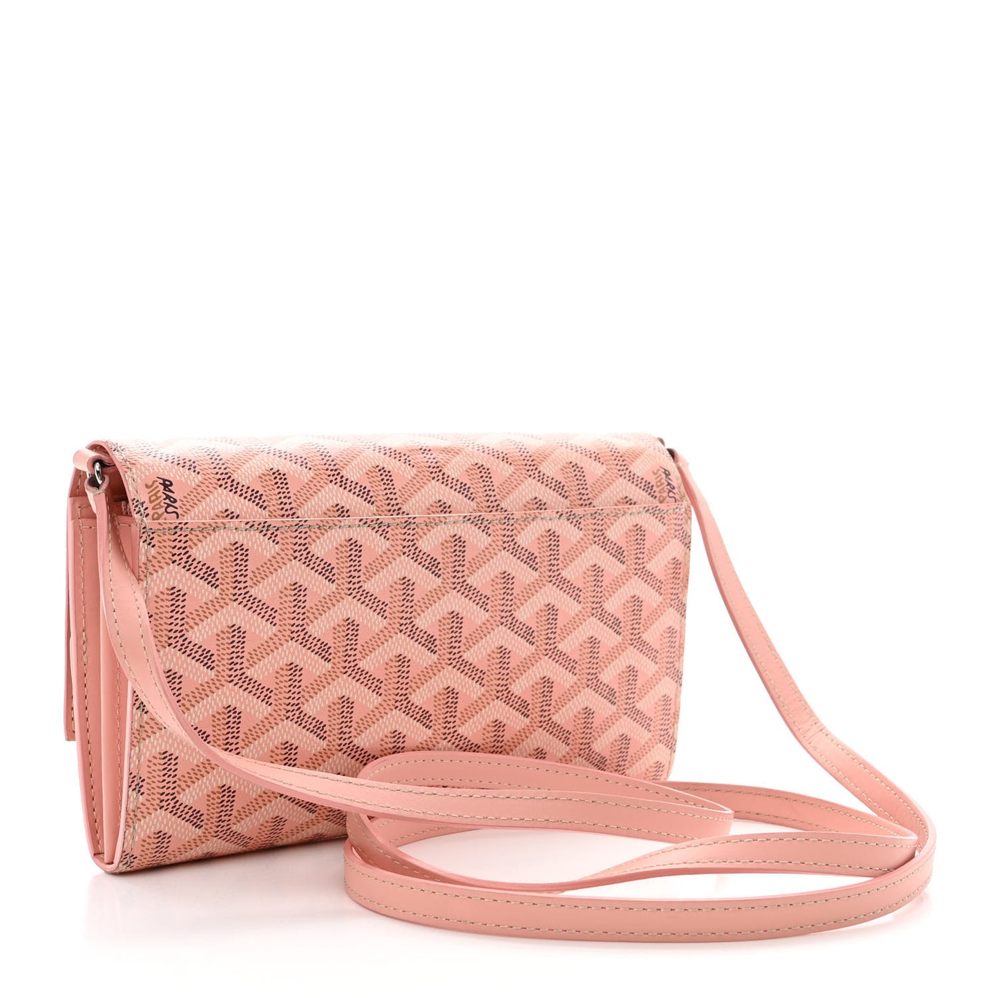 Goyardine Varenne Continental Wallet Pink