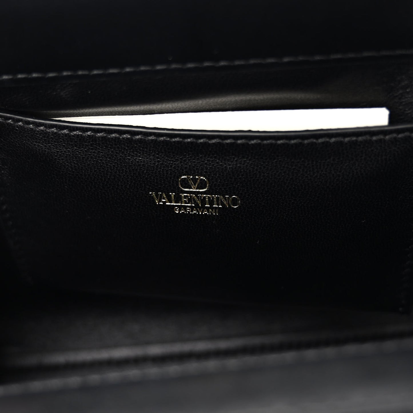Calfskin Mini Logo Crossbody Tote Black