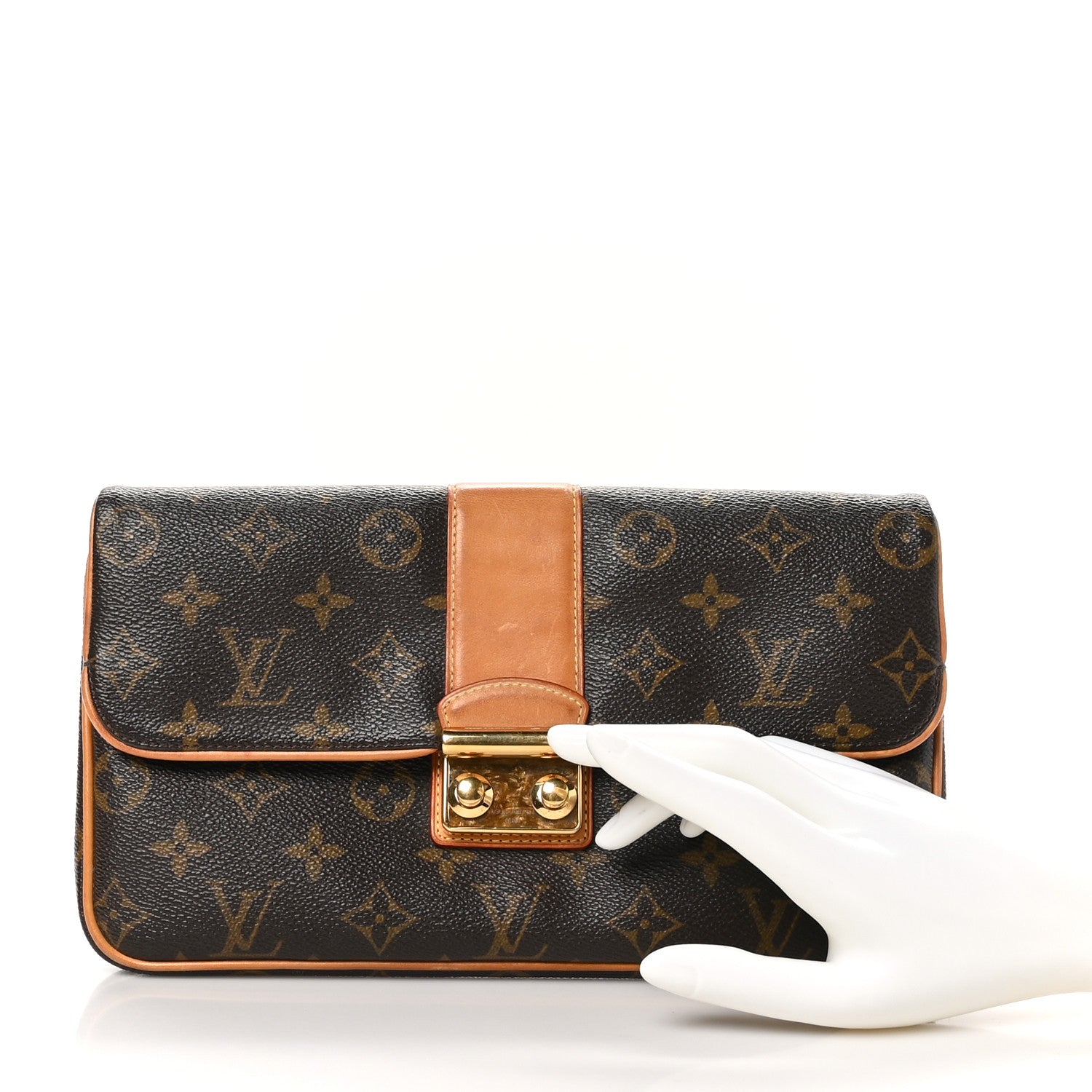 Louis Vuitton Monogram SC Slim Clutch 3 of 9