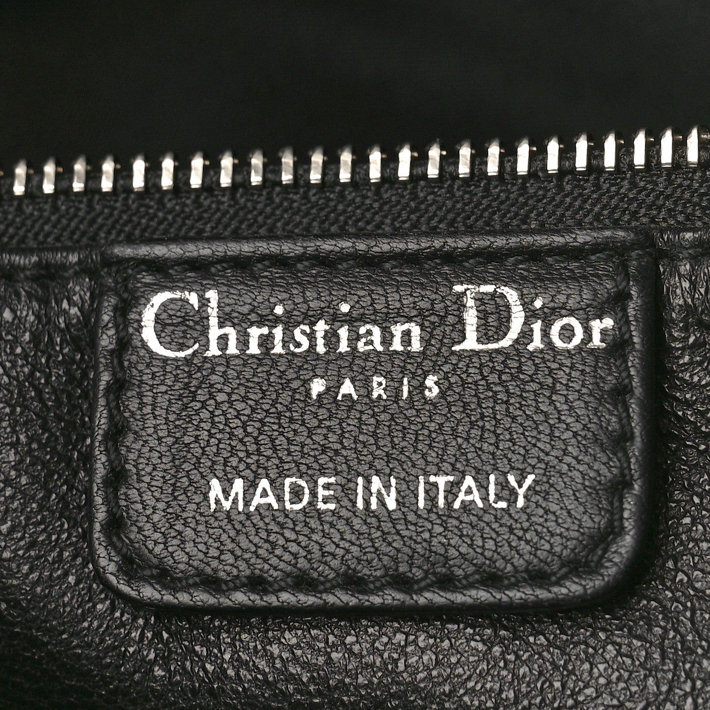 Christian Dior Lambskin Woven Lady Dior Avenue Tote Black 6 of 10