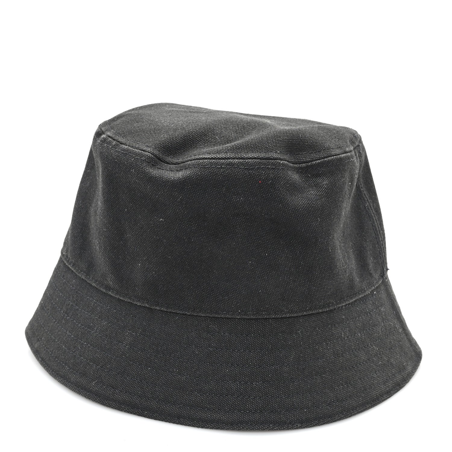 Prada Canvas Racing Logo Womens Bucket Hat M Black 5 of 9