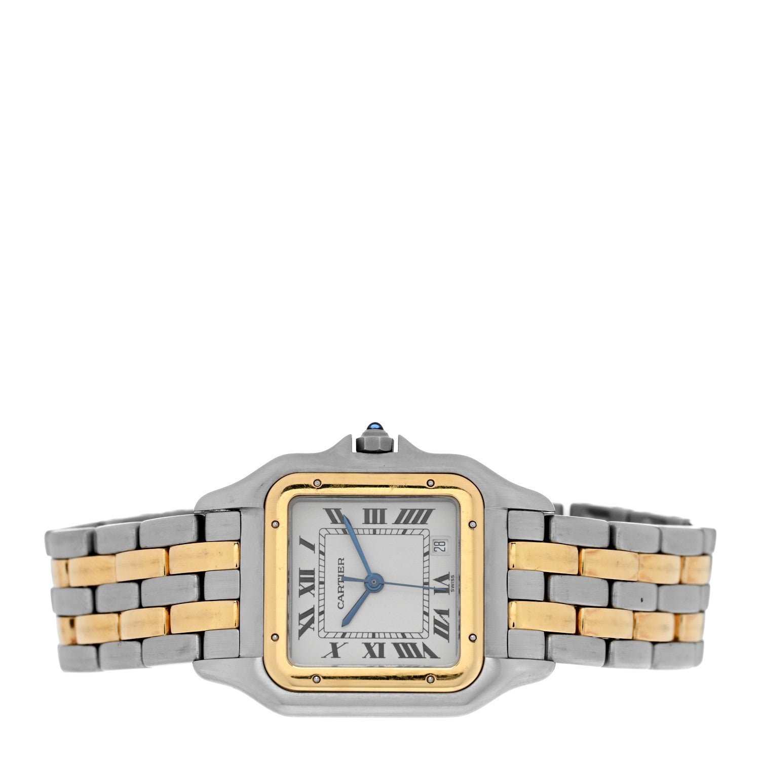 Cartier Stainless Steel 18K Yellow Gold 27mm Panthere Quartz Watch 2 of 4