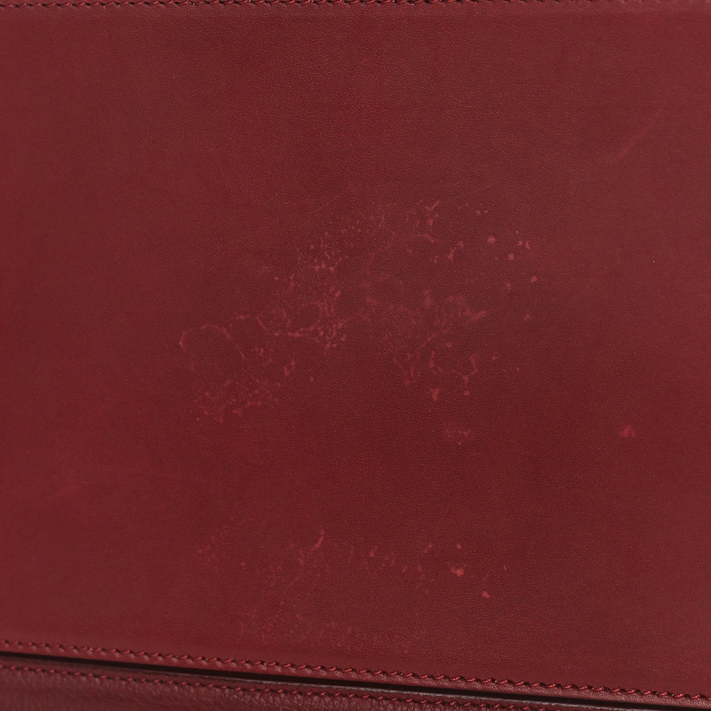 Goatskin Smooth Calfskin Small Ring Bag Dark Ruby