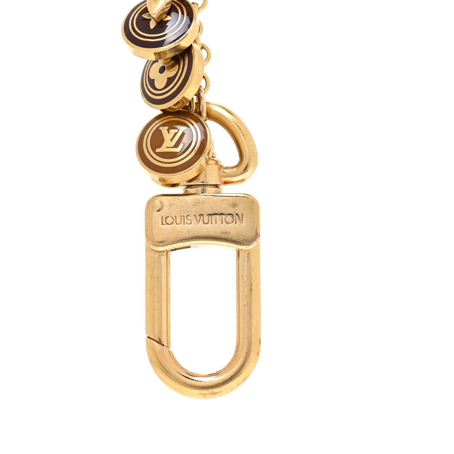 Pastilles Key Chain Bag Charm Brown