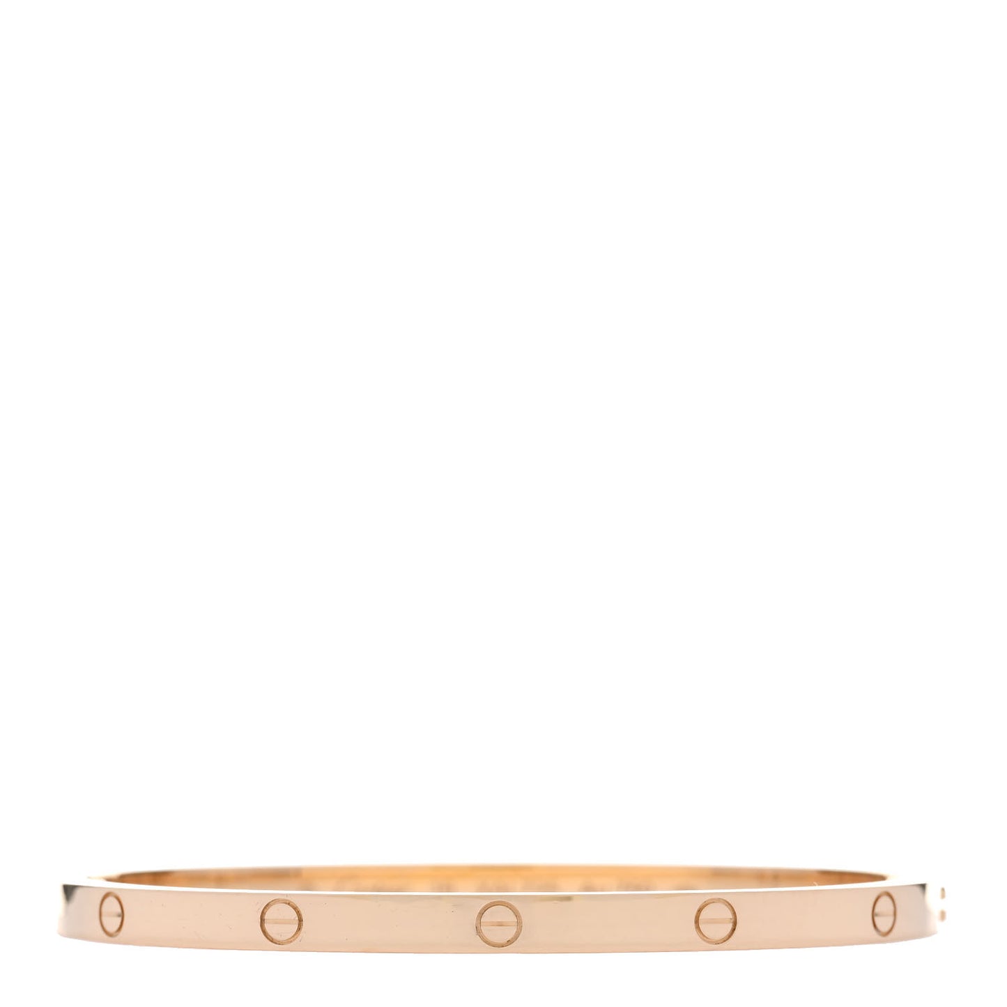 18K Yellow Gold Small LOVE Bracelet 16