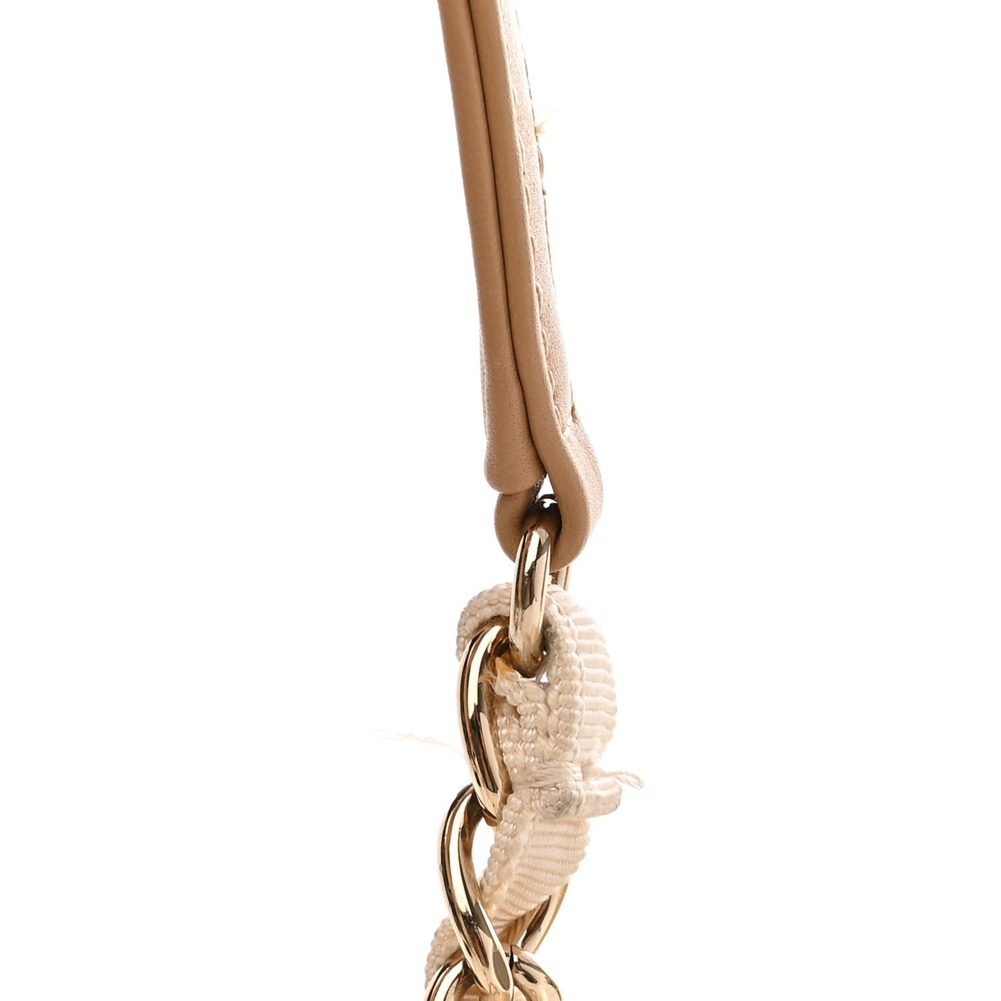 Canvas Pearl Large Deauville Tote Ecru Beige