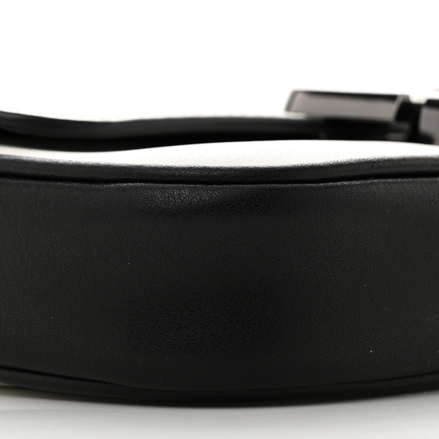 Marc Jacobs Lambskin J Marc Mini Shoulder Bag White Black 10 of 12