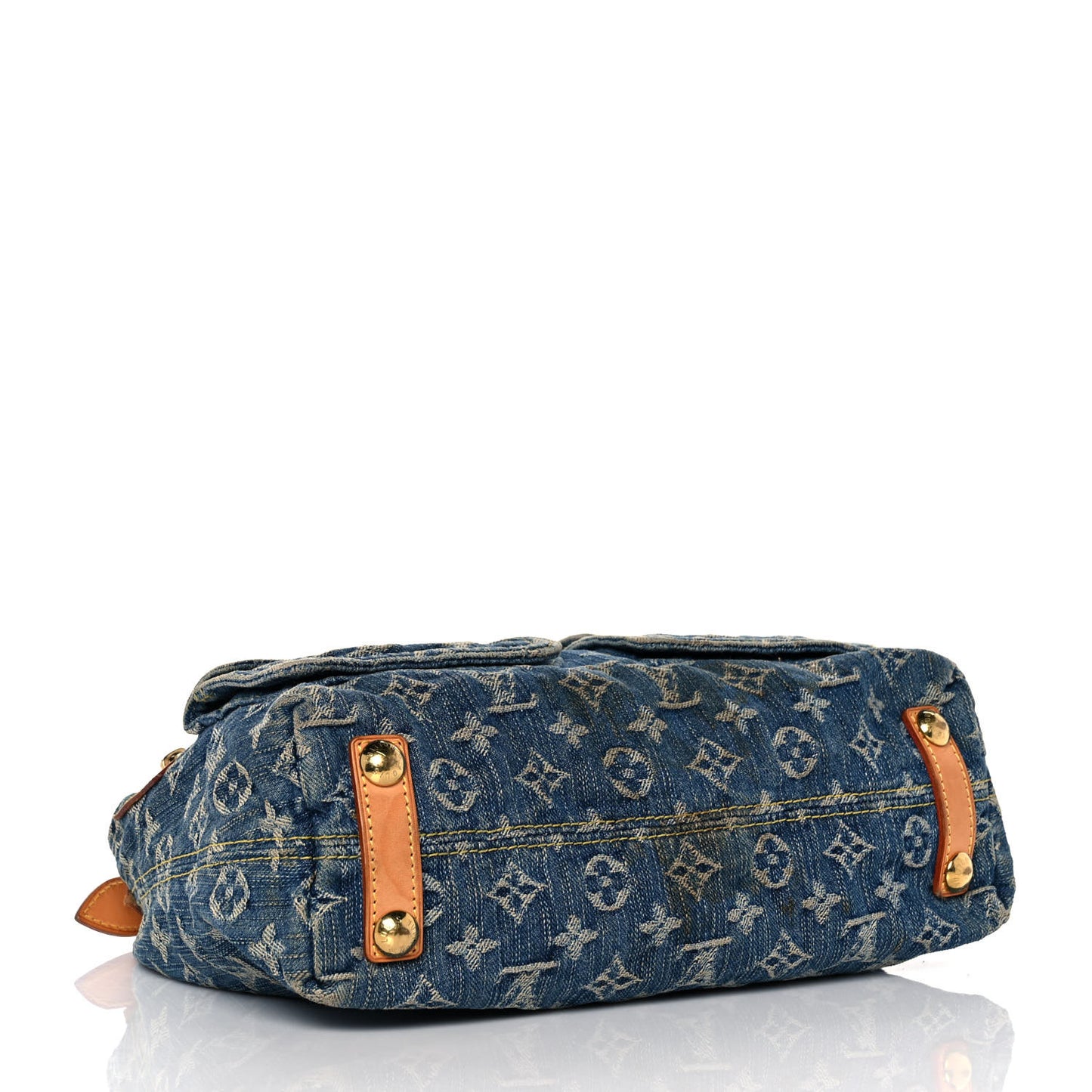 Monogram Denim Baggy PM Blue