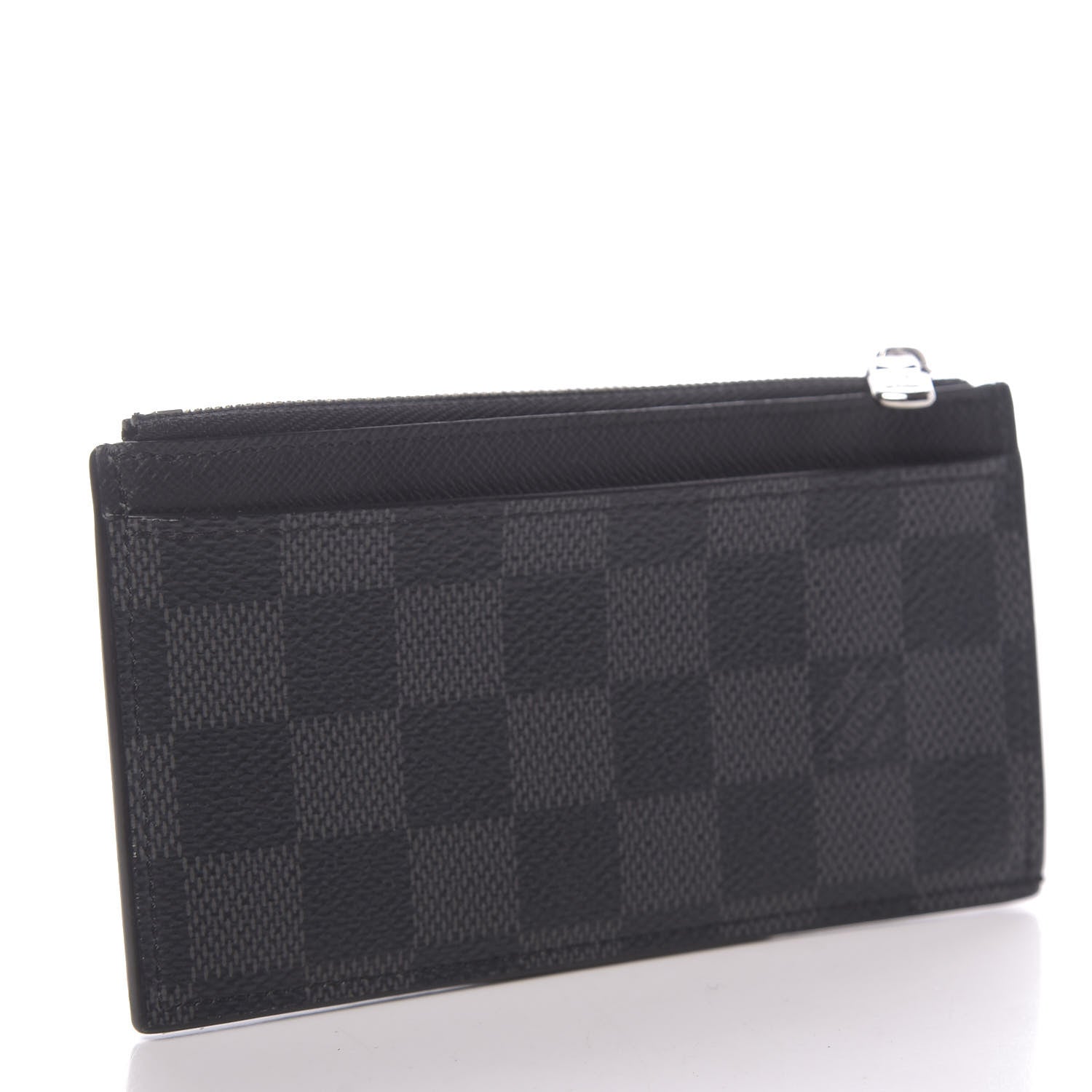 Louis Vuitton Damier Graphite Taiga Coin Card Holder 3 of 7