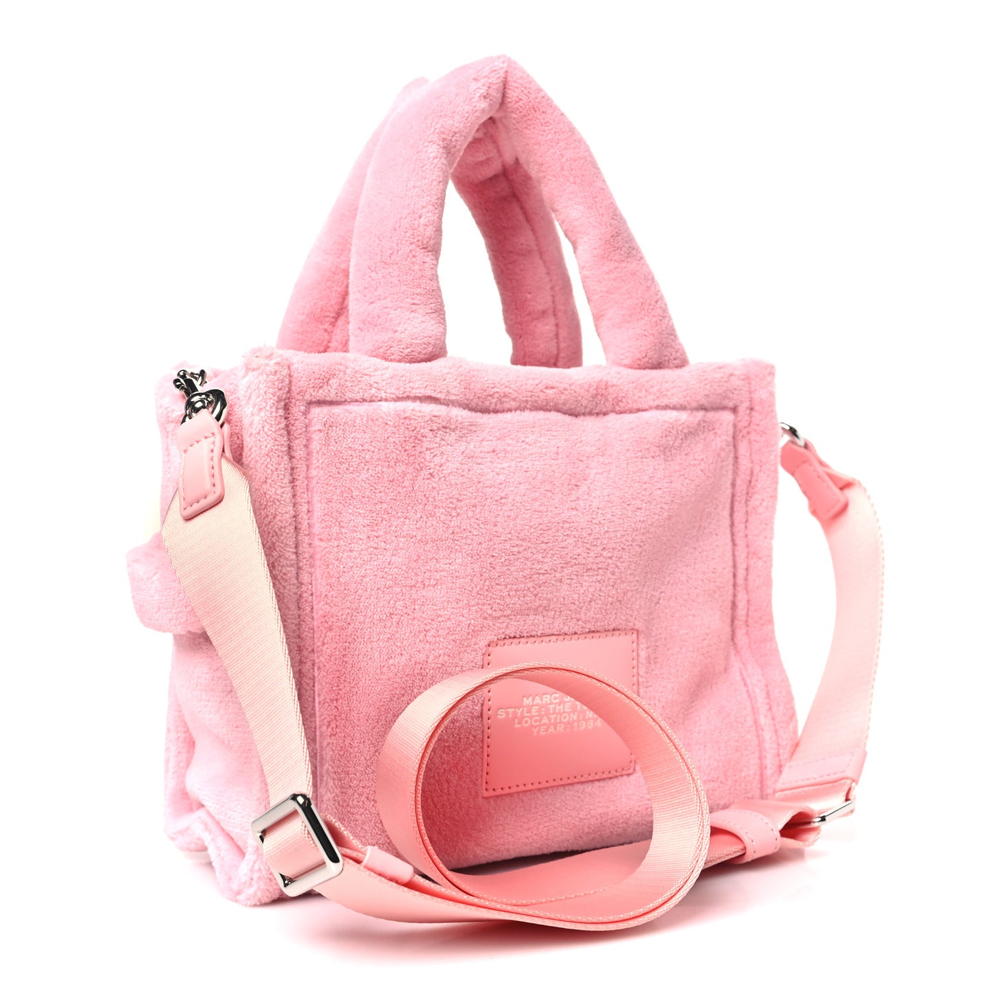 Polyester Mini Terry Tote Bag Light Pink