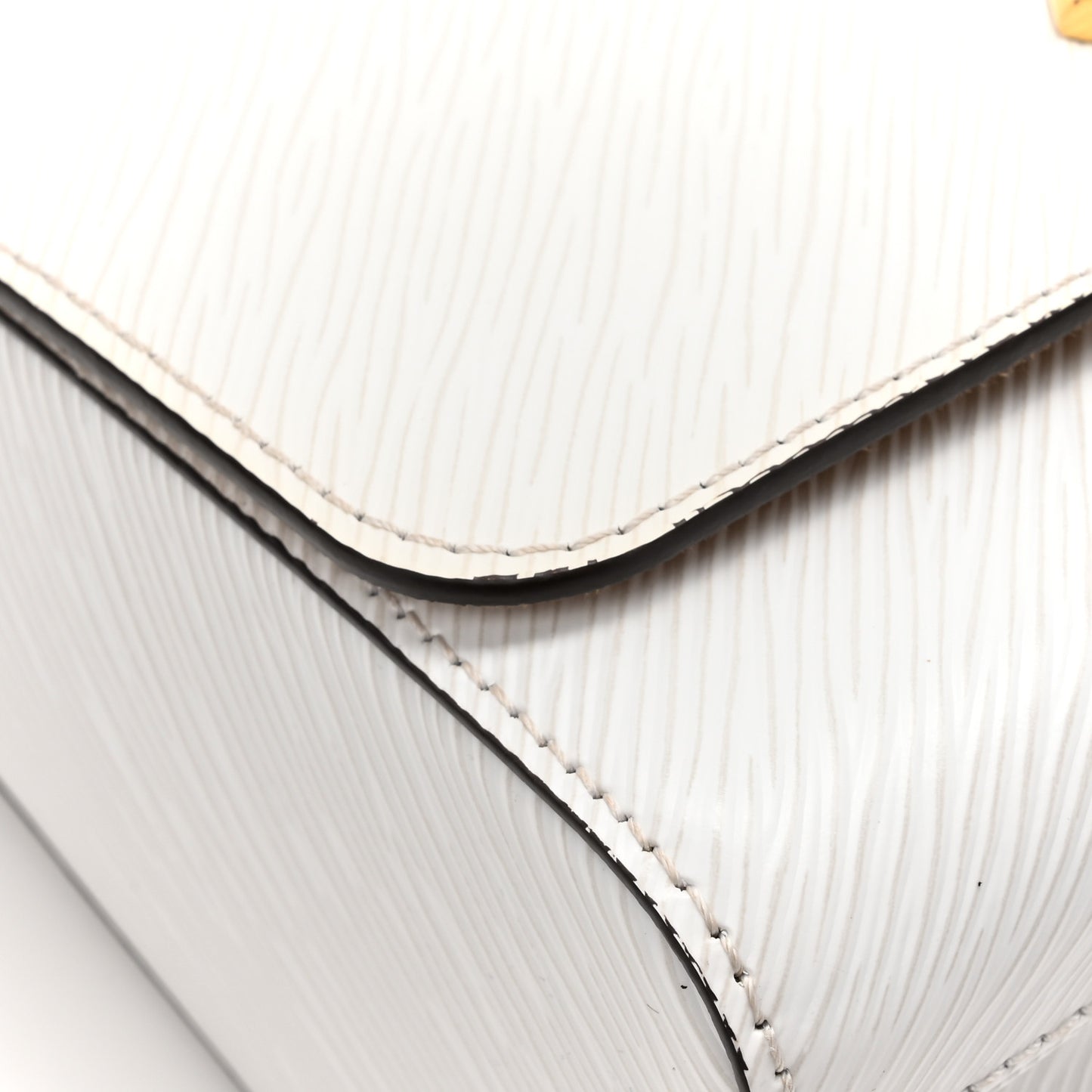 Epi Twist Shoulder Bag MM White