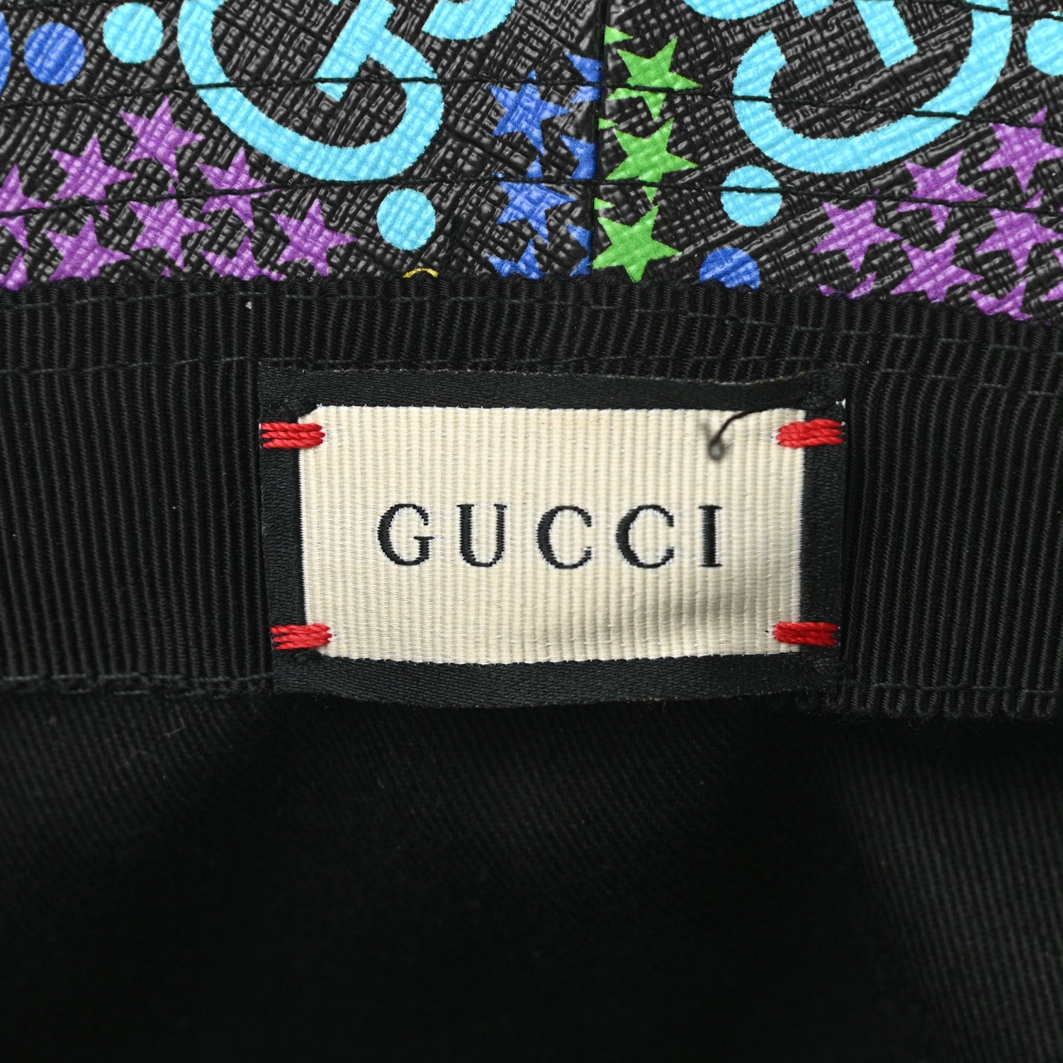 Gucci GG Supreme Monogram Psychedelic Fedora Hat M Multicolor 9 of 11