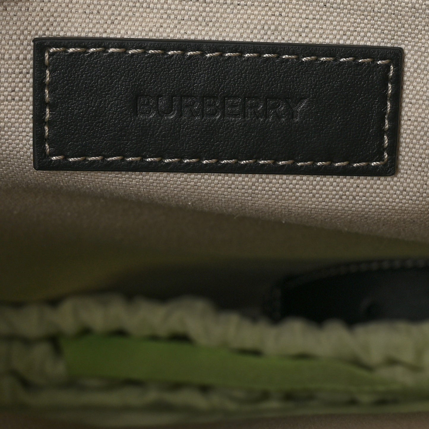 Smooth Calfskin Canvas Horseferry Print Medium Kane Tote Black