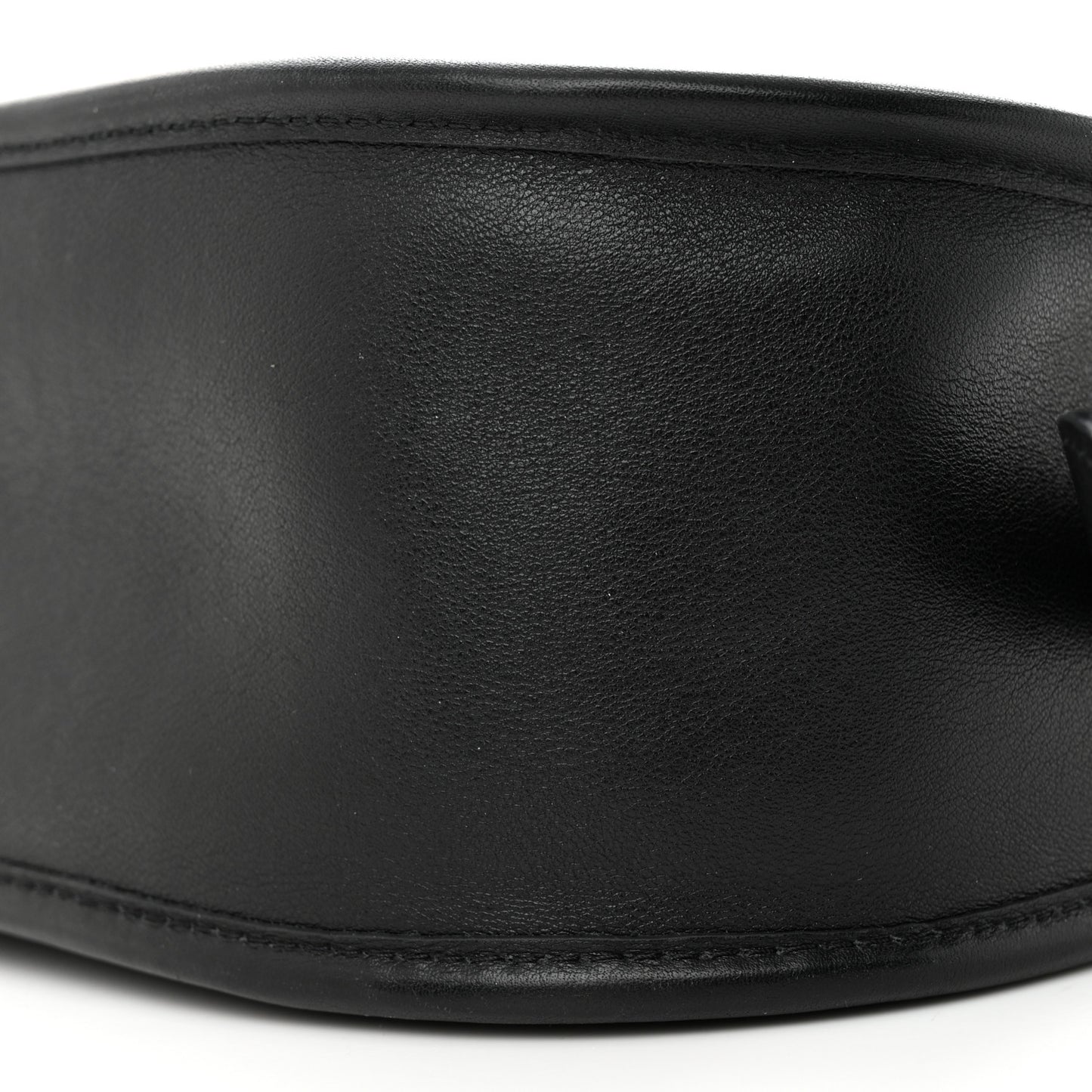 Silky Calfskin Sadie Satchel Black