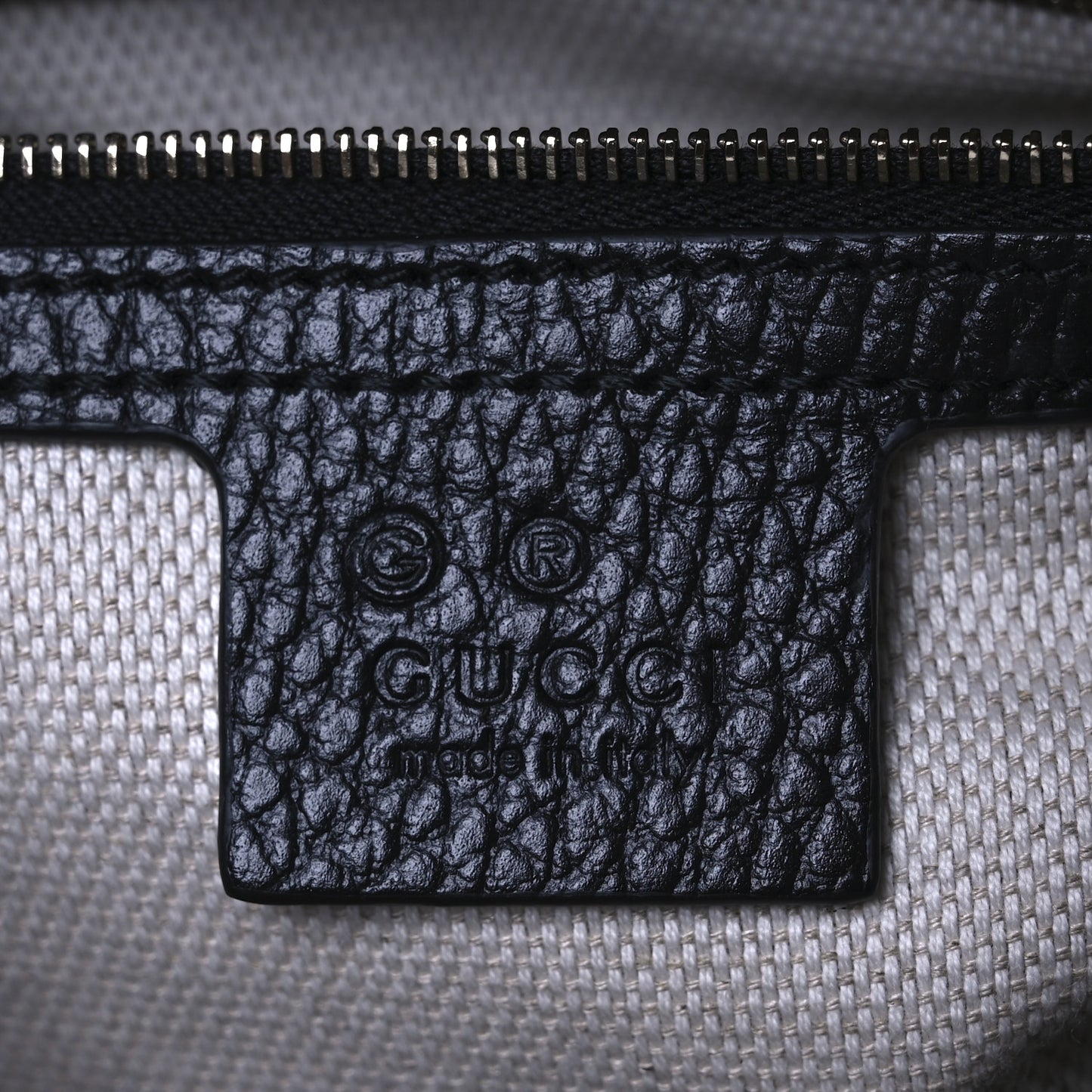 Dollar Calfskin Medium Soho Top Handle Satchel Black