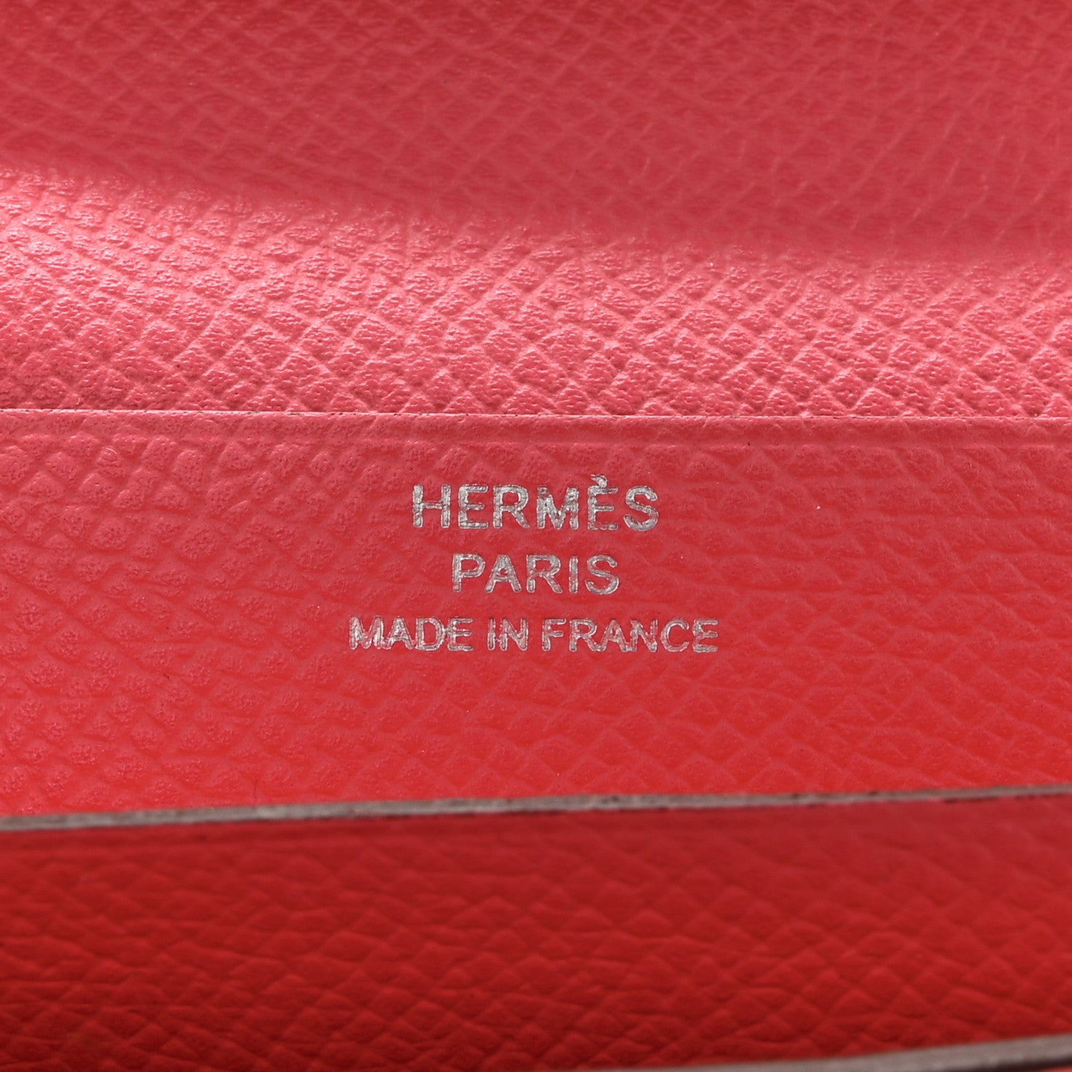 Hermes Epsom Bearn Gusset Wallet Rose Lipstick 6 of 15