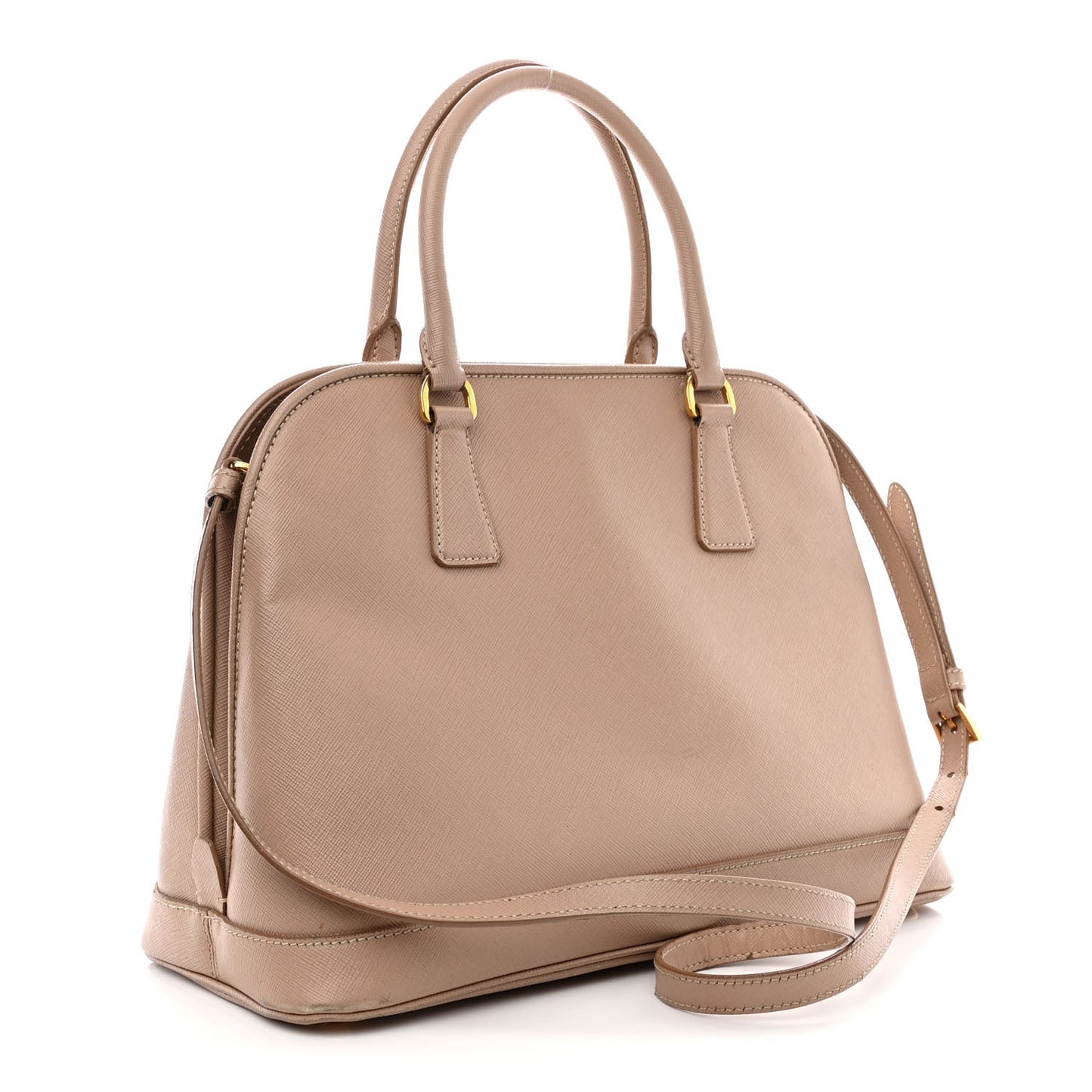 Saffiano Lux Medium Open Promenade Tote Cammeo