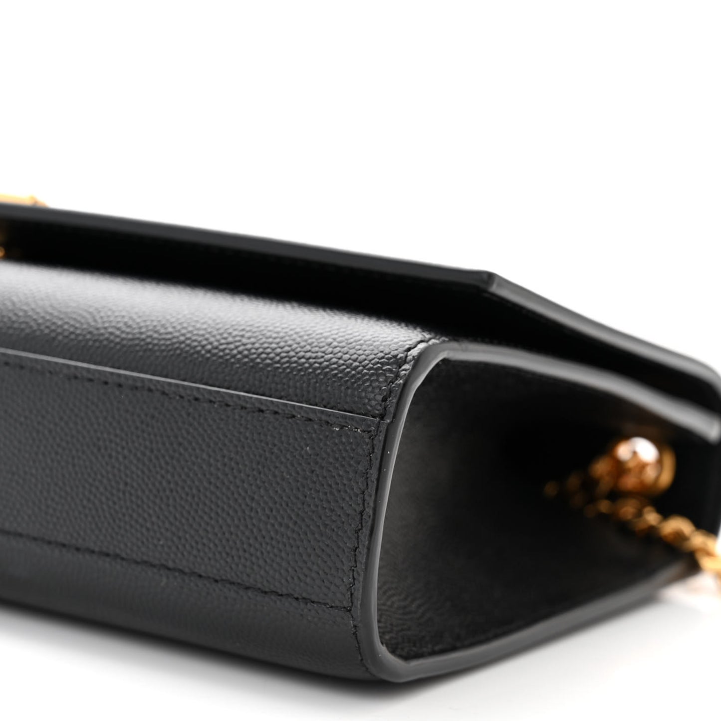 Grain De Poudre Medium Classic Monogram Kate Satchel Black