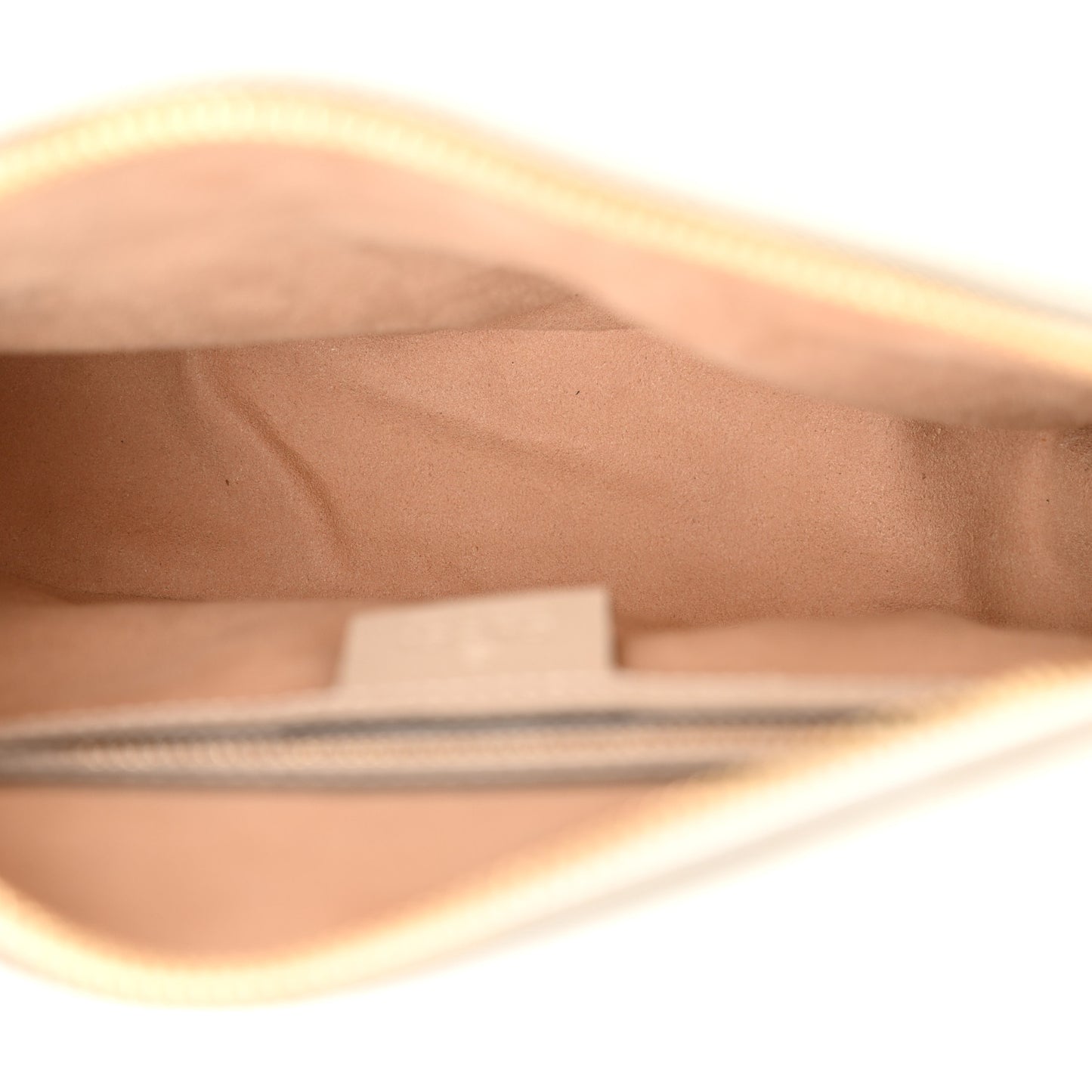 GG Supreme Monogram Small Horsebit 1955 Shoulder Bag Beige Mystic White