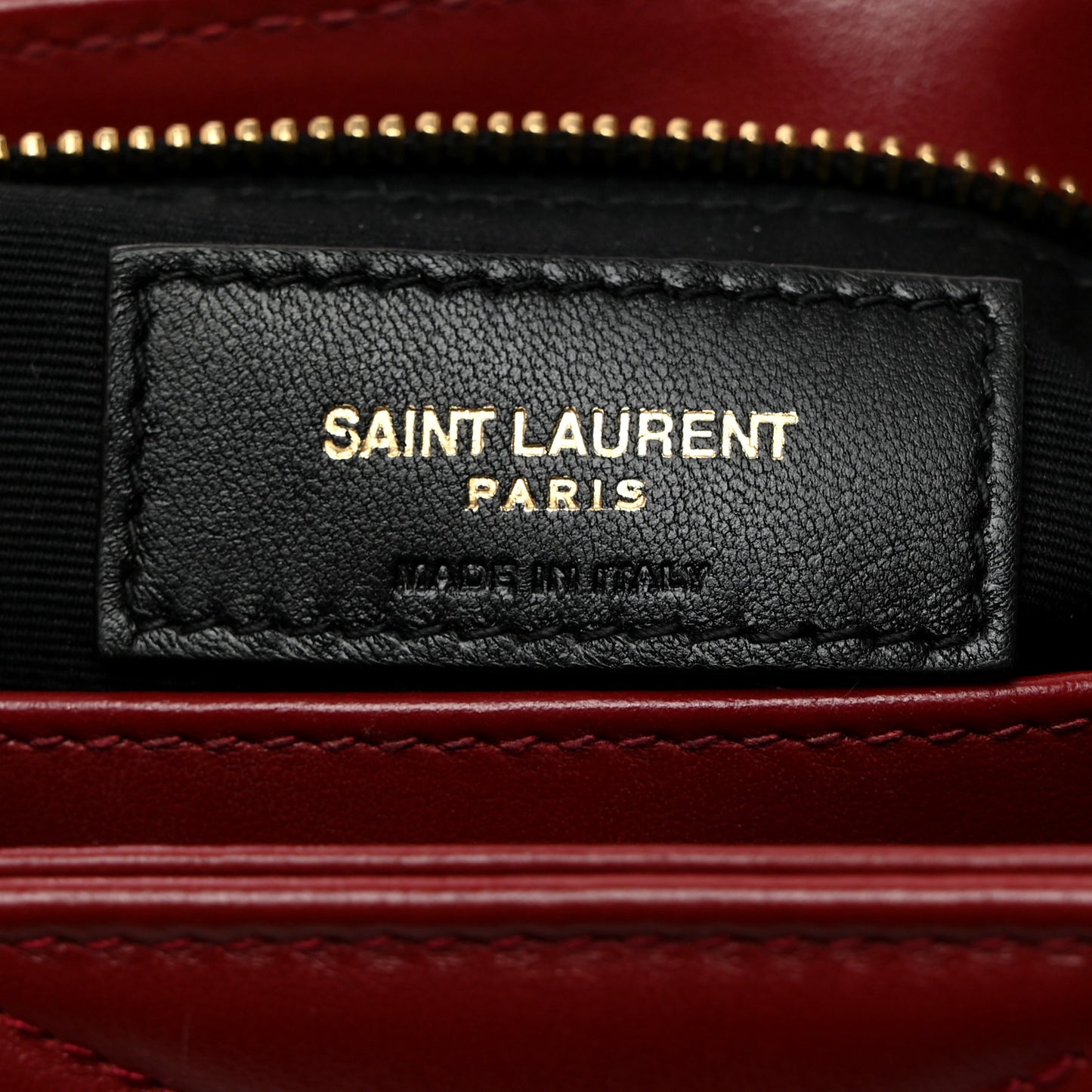 Calfskin Y Quilted Monogram Toy Loulou Crossbody Bag Rouge