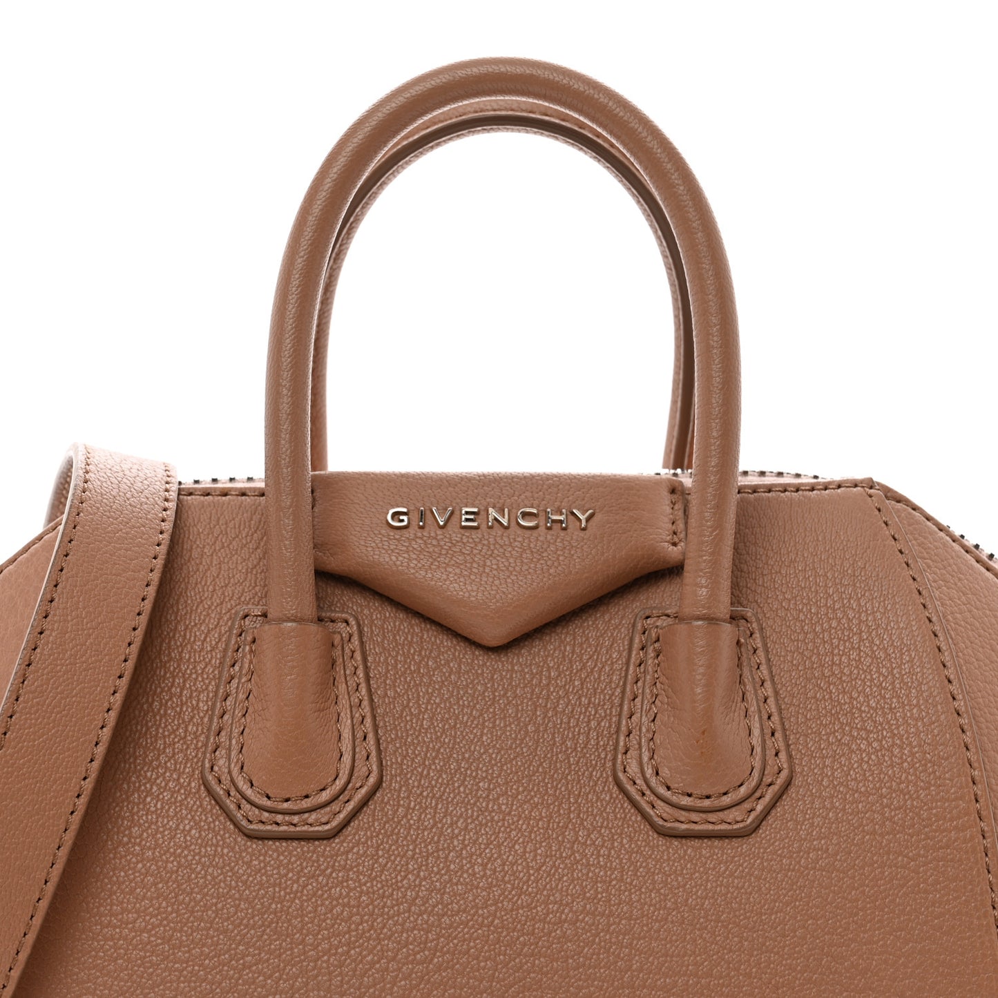 Sugar Goatskin Mini Antigona Old Pink