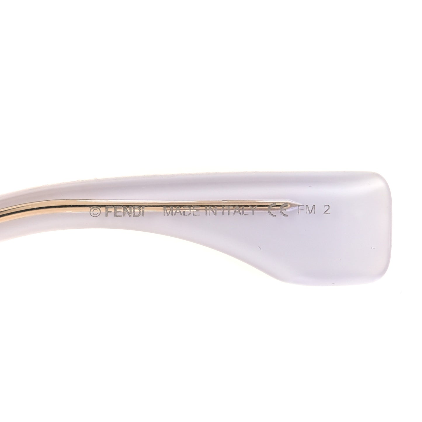 Acetate 53mm Sunglasses FF 0434/G/S White Gold