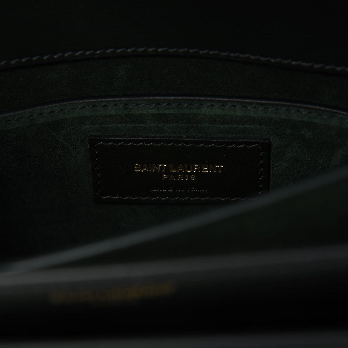Calfskin Medium Monogram Sunset New Vert Fonce