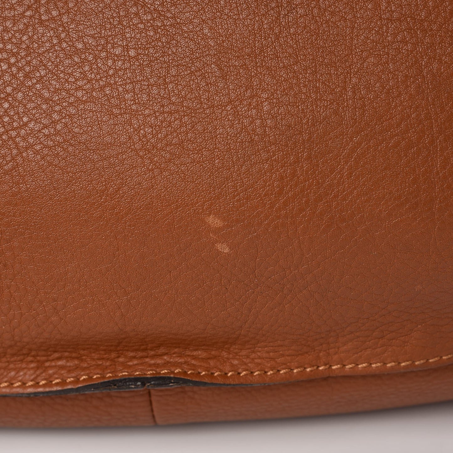 Calfskin Large Marcie Satchel Tan
