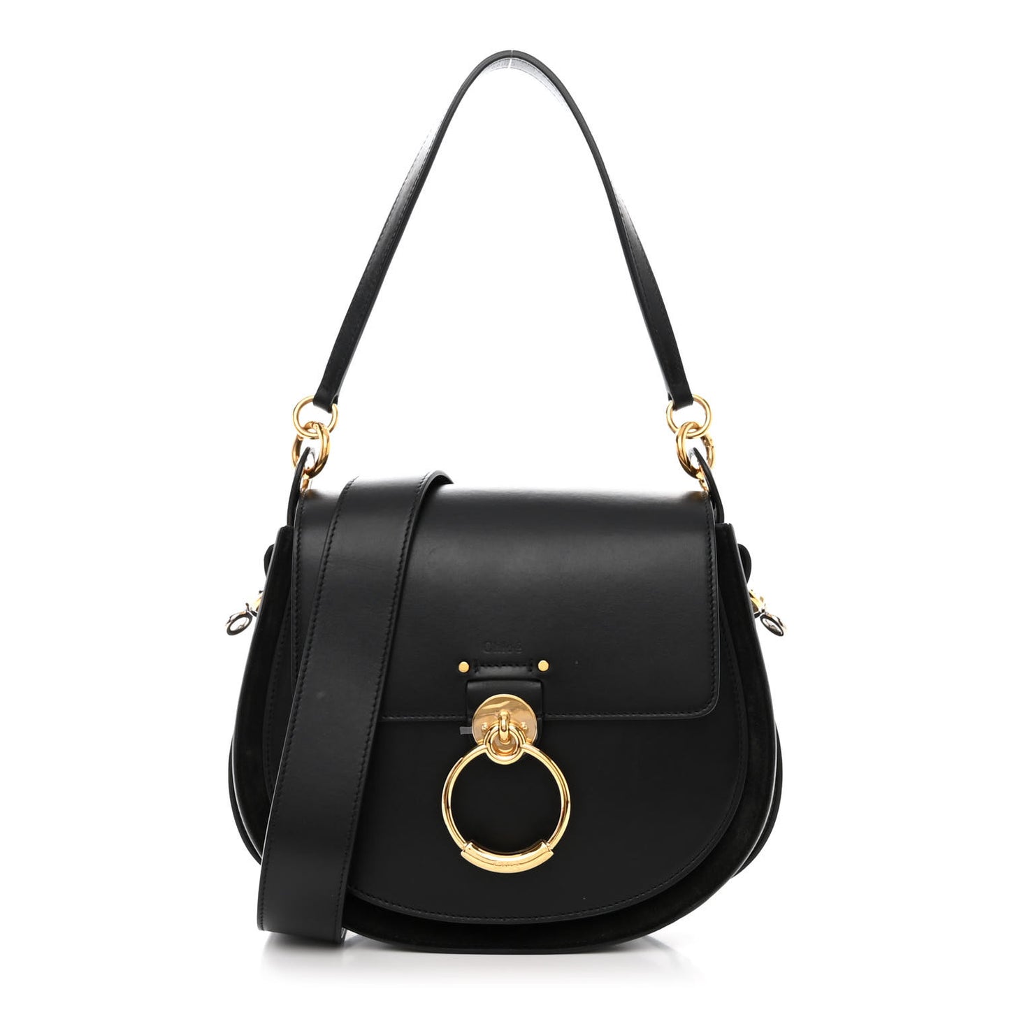 Calfskin Small Tess Bag Black