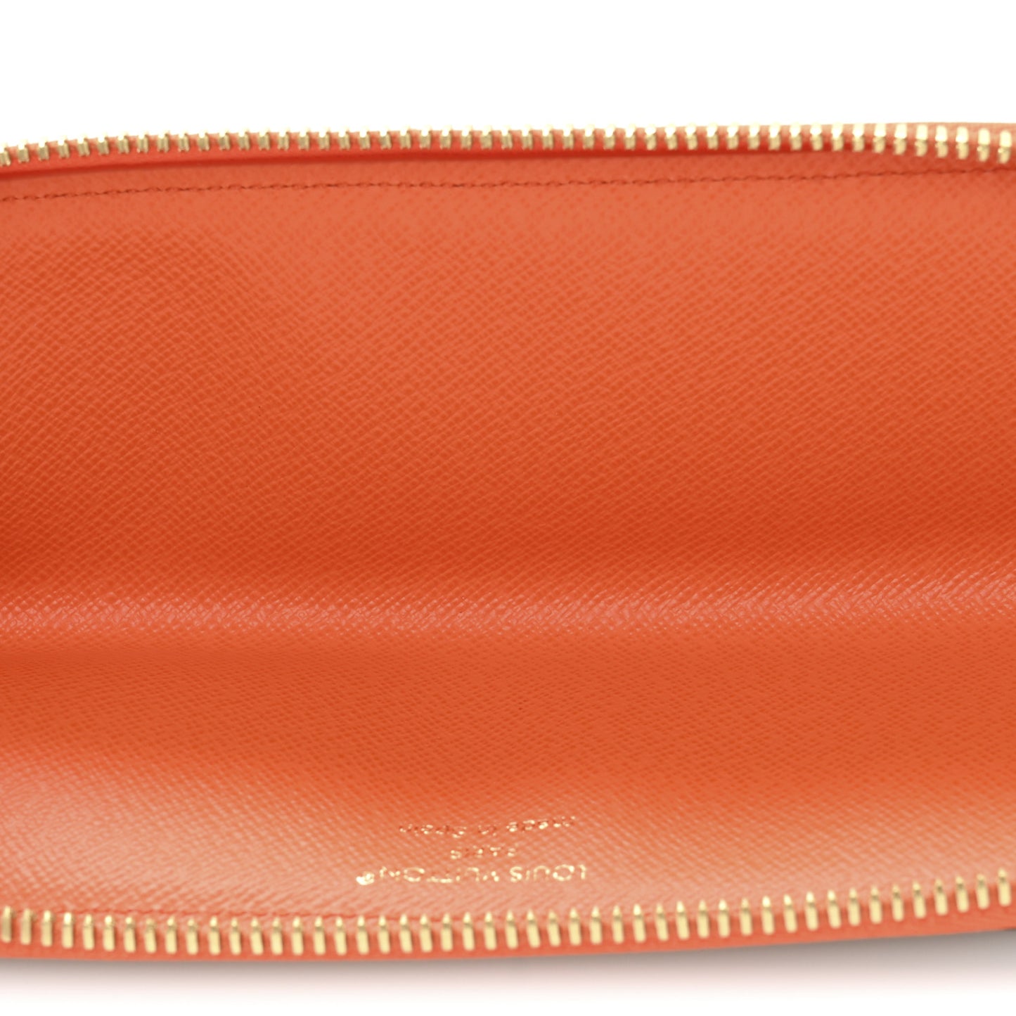 Monogram Charlotte Pencil Pouch Orange