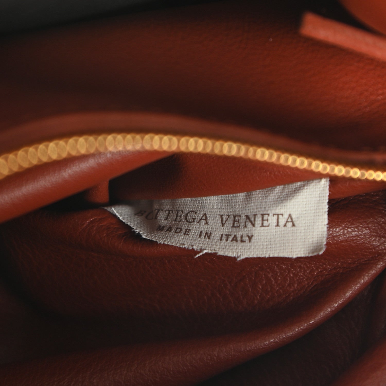 Bottega Veneta Supple Calfskin BV Twist Rust 7 of 11