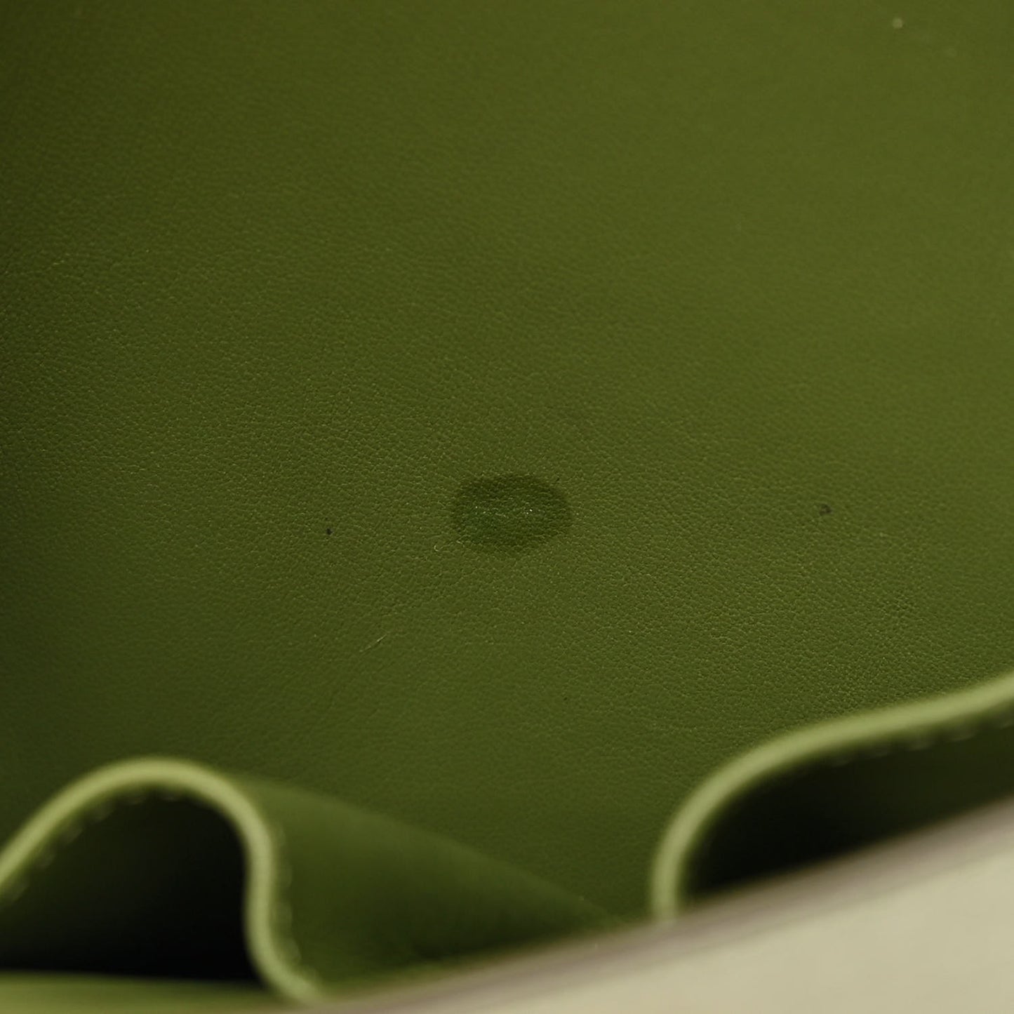 Liege Calfskin Medium Classic Box Flap Bag Army Green