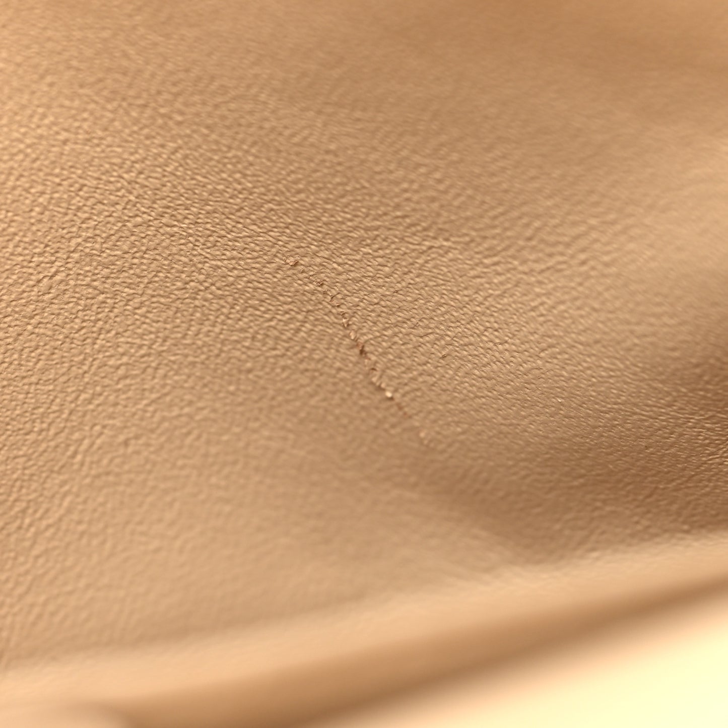 Caviar Quilted Medium Double Flap Beige