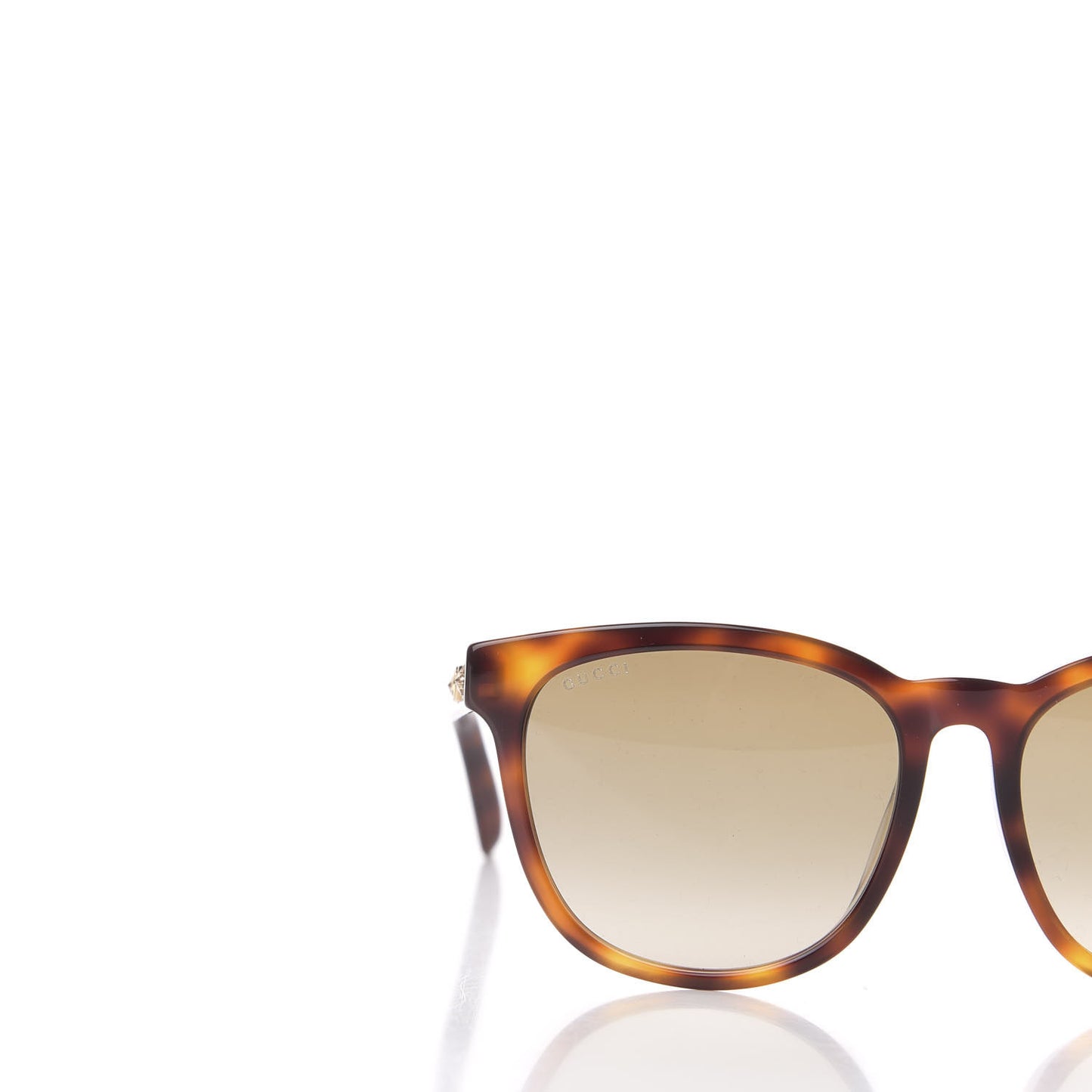 Round Frame Star Sunglasses GG0207S Tortoiseshell