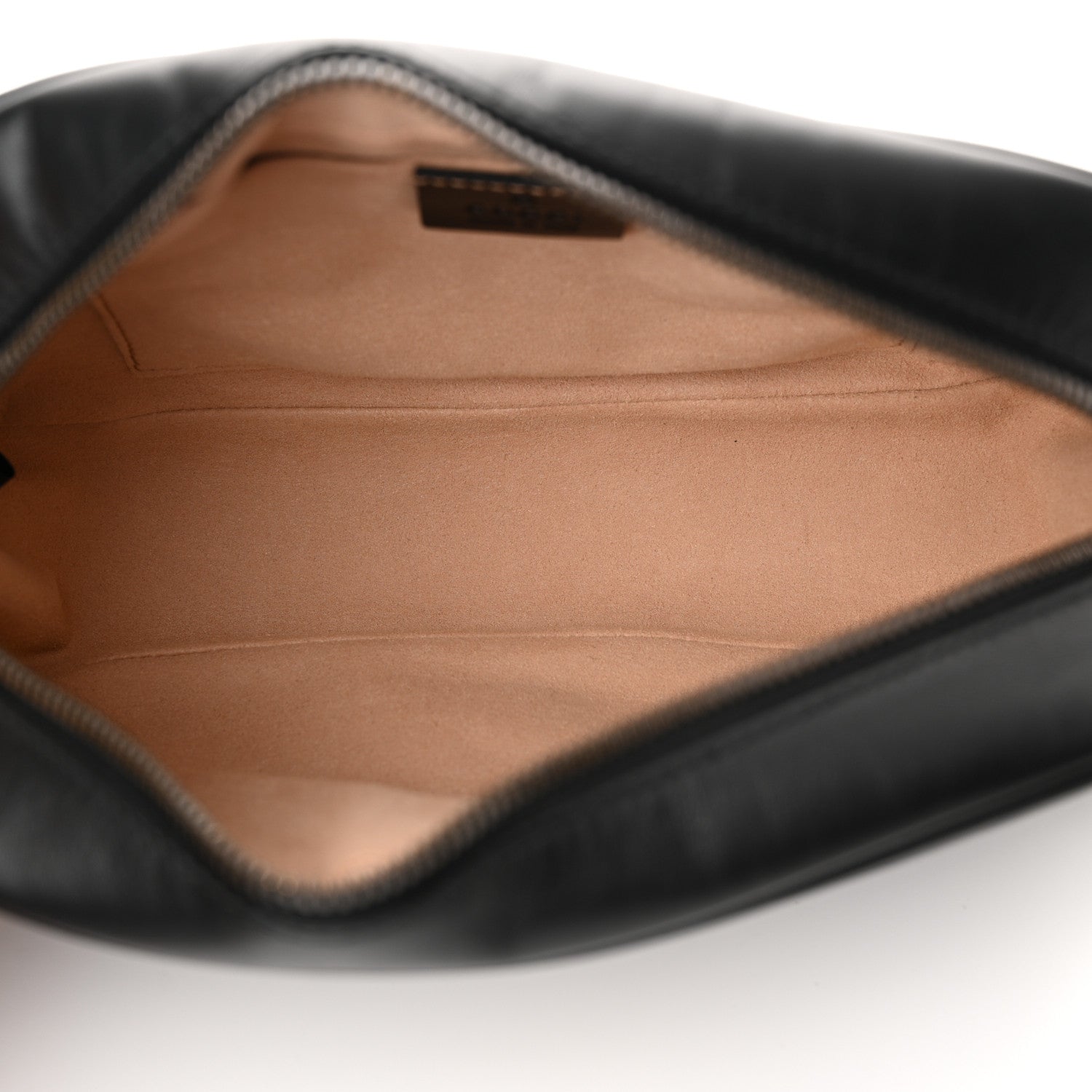 Gucci Calfskin Matelasse Small GG Marmont Chain Shoulder Bag Black 5 of 13