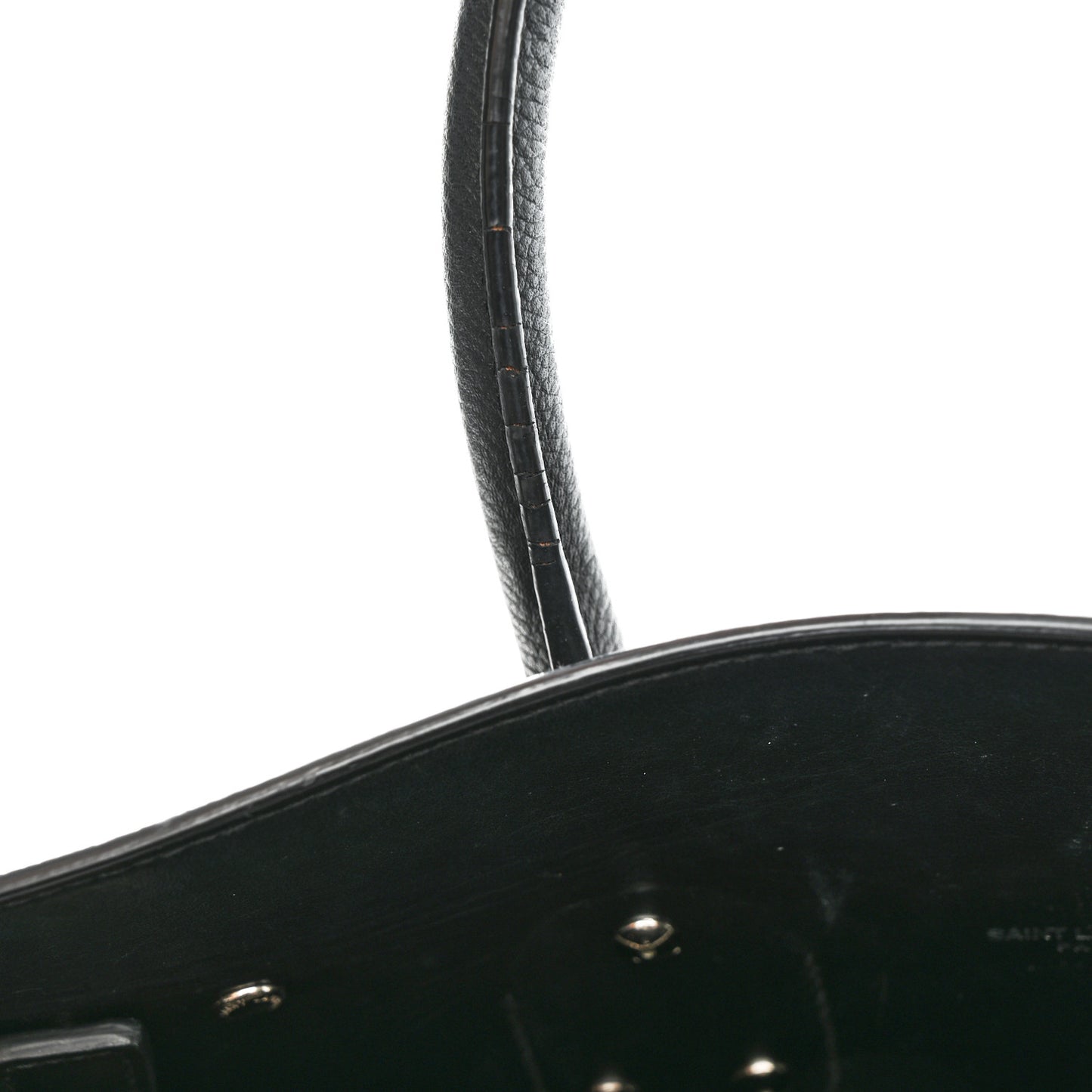 Grained Calfskin Small Sac De Jour Black