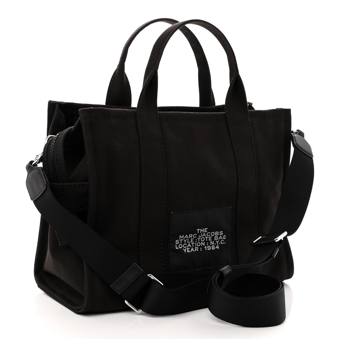 Cotton Canvas Medium The Tote Black