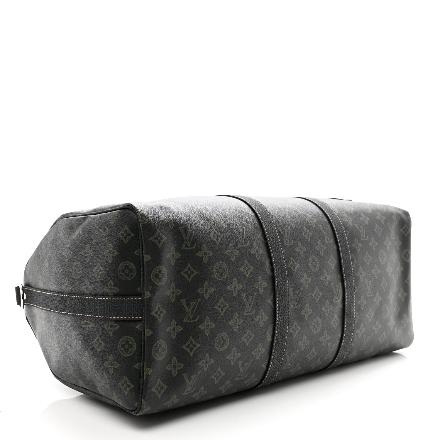 Louis Vuitton Monogram LV Record Keepall Bandouliere 50 Dark Green 3 of 8