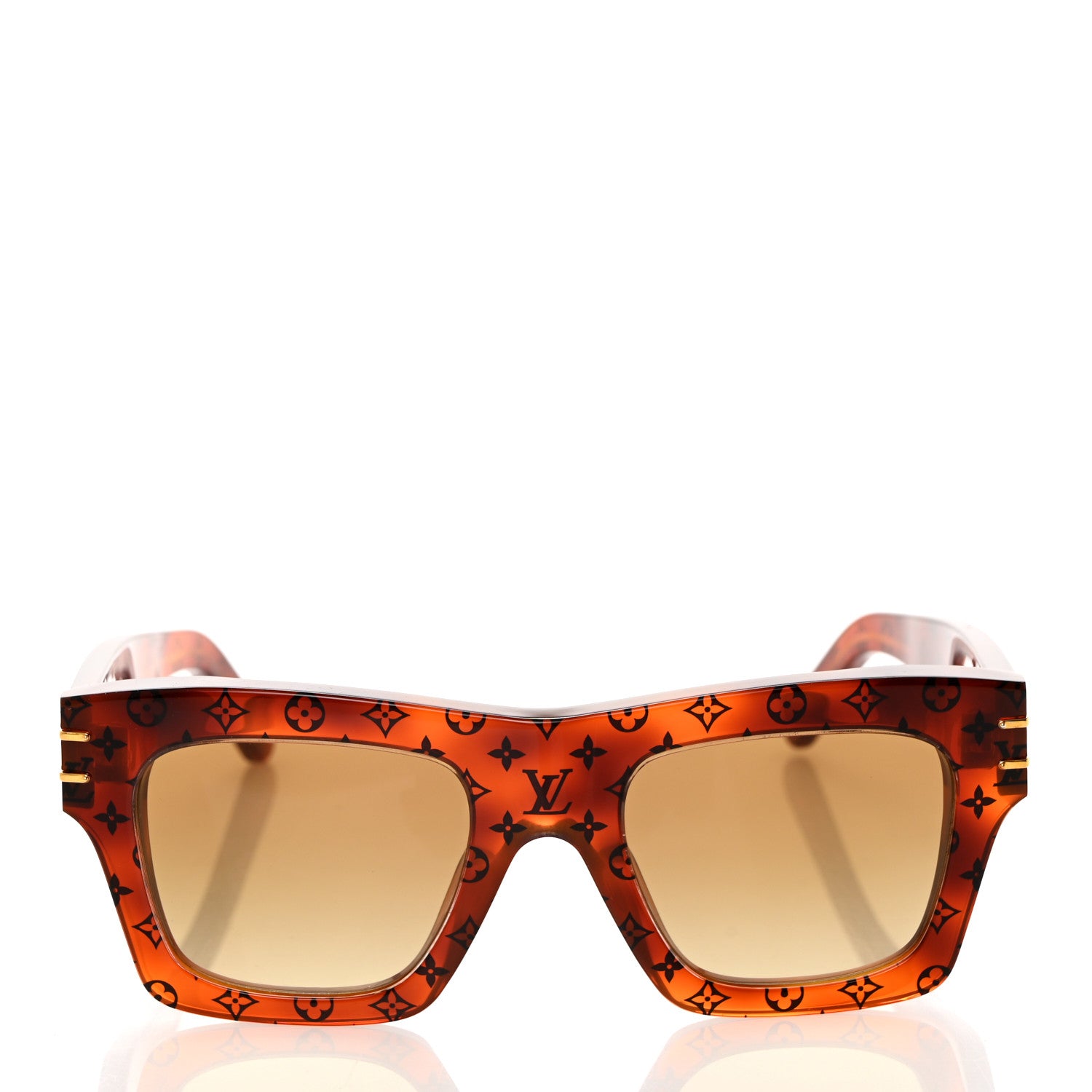 Louis Vuitton Acetate Blade Sunglasses Z1483W Tortoise 2 of 7