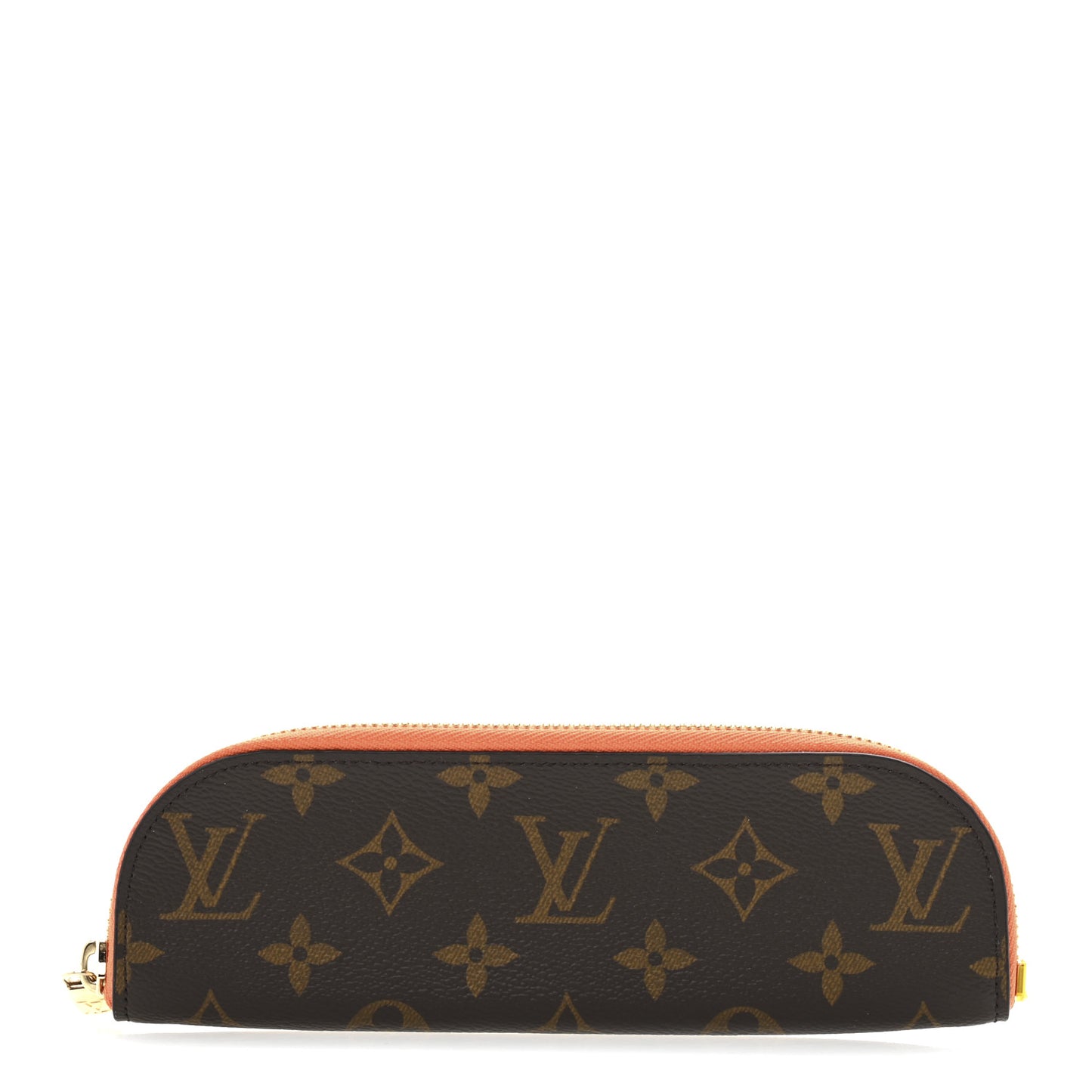 Monogram Charlotte Pencil Pouch Orange
